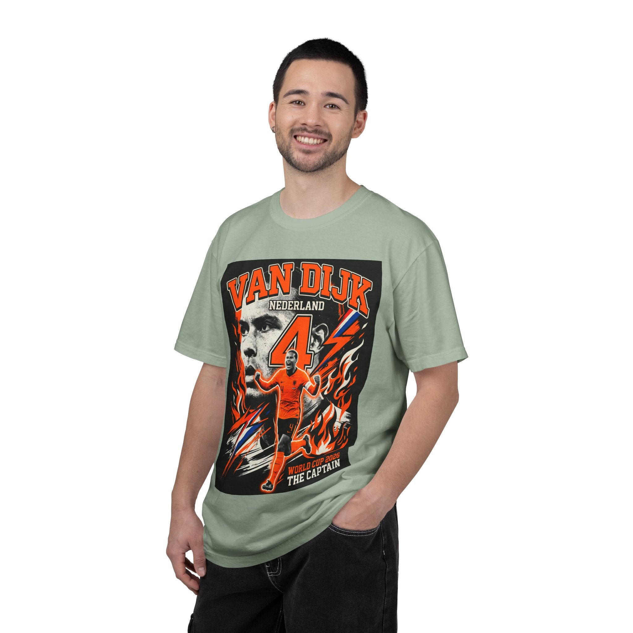 Netherlands Football Captain Shirt | World Cup 2026 Soccer Tee, Gift for him, Collectible, Netherlands flag