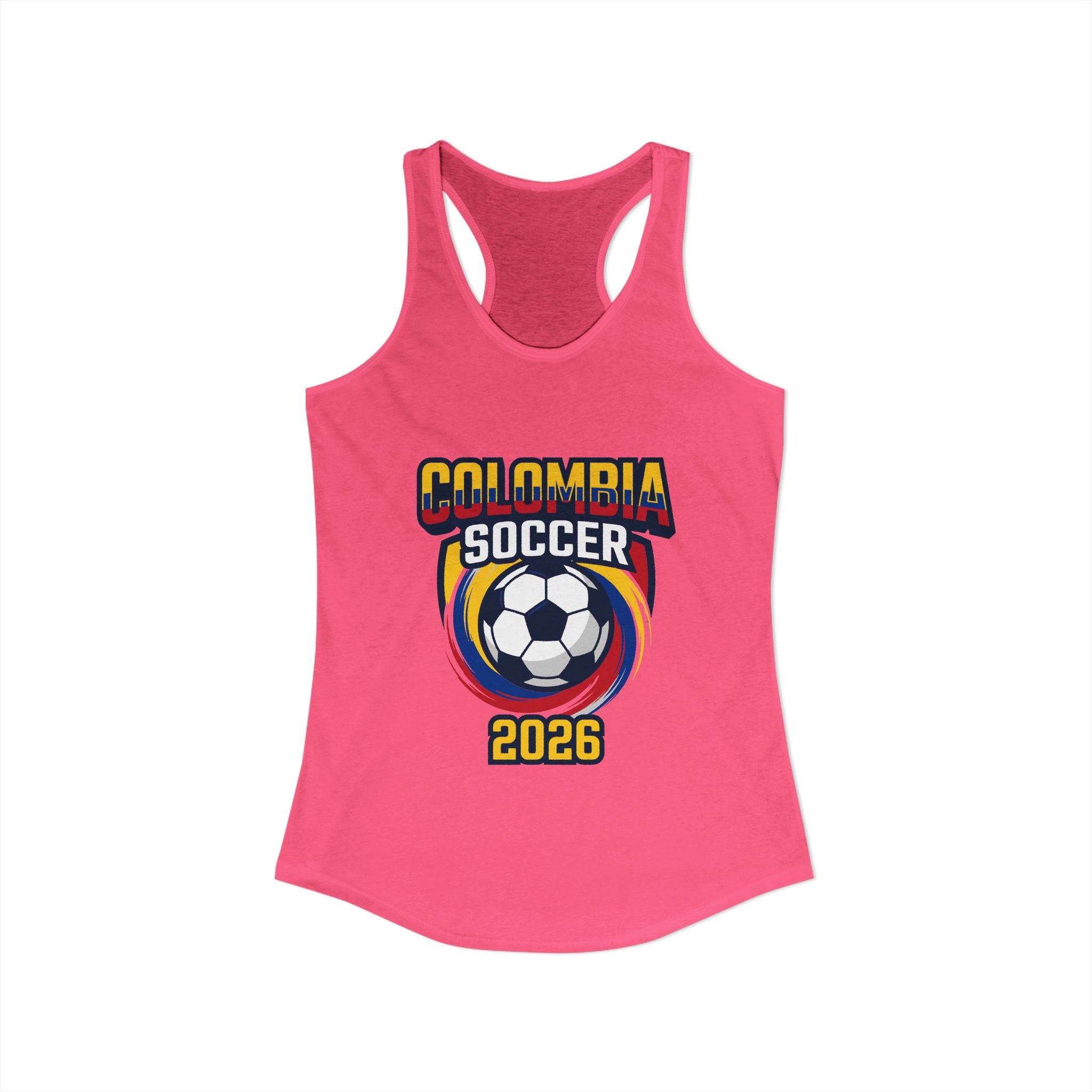 Colombia World Cup 2026 Racerback Tank | Colombia Soccer Tank Top, Mother's Day Sale