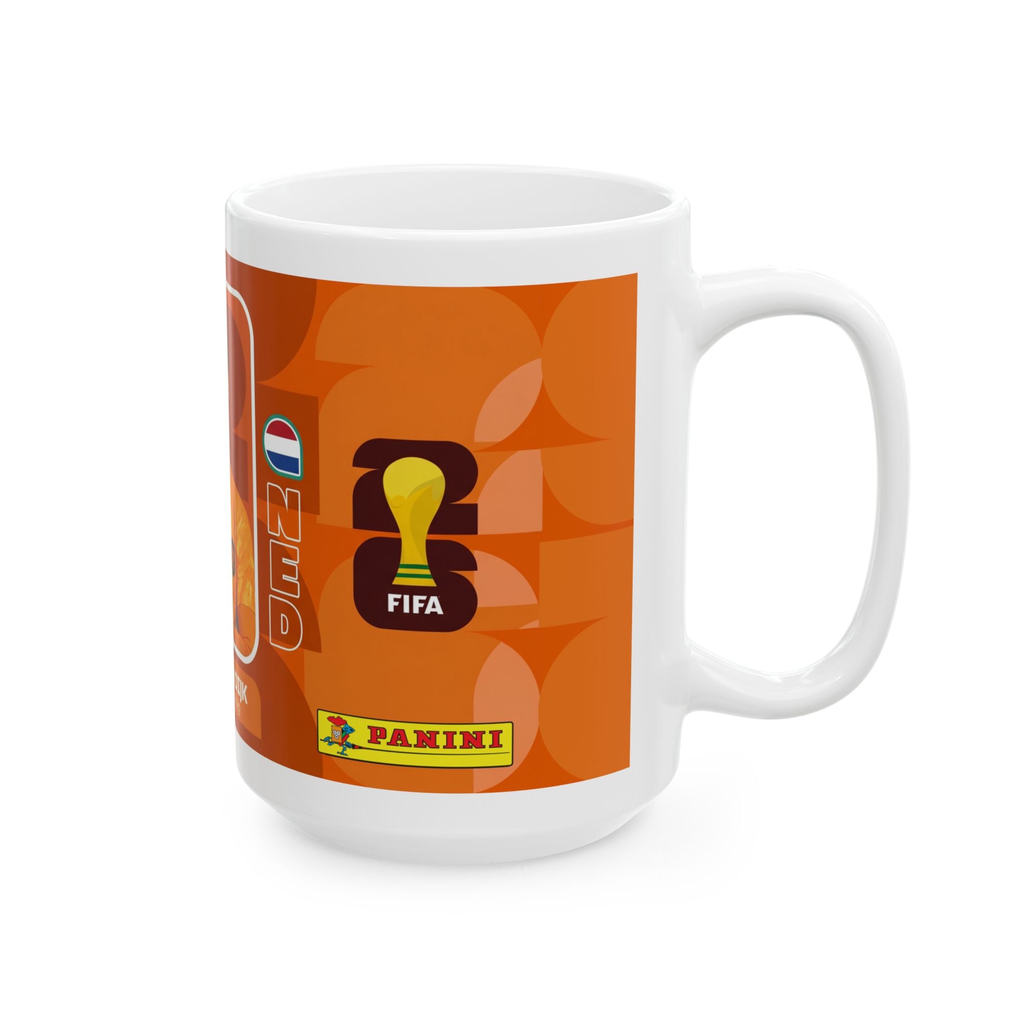 Netherlands Virgil Van Soccer Mug (11oz/15oz), World Cup 2026 Mugs