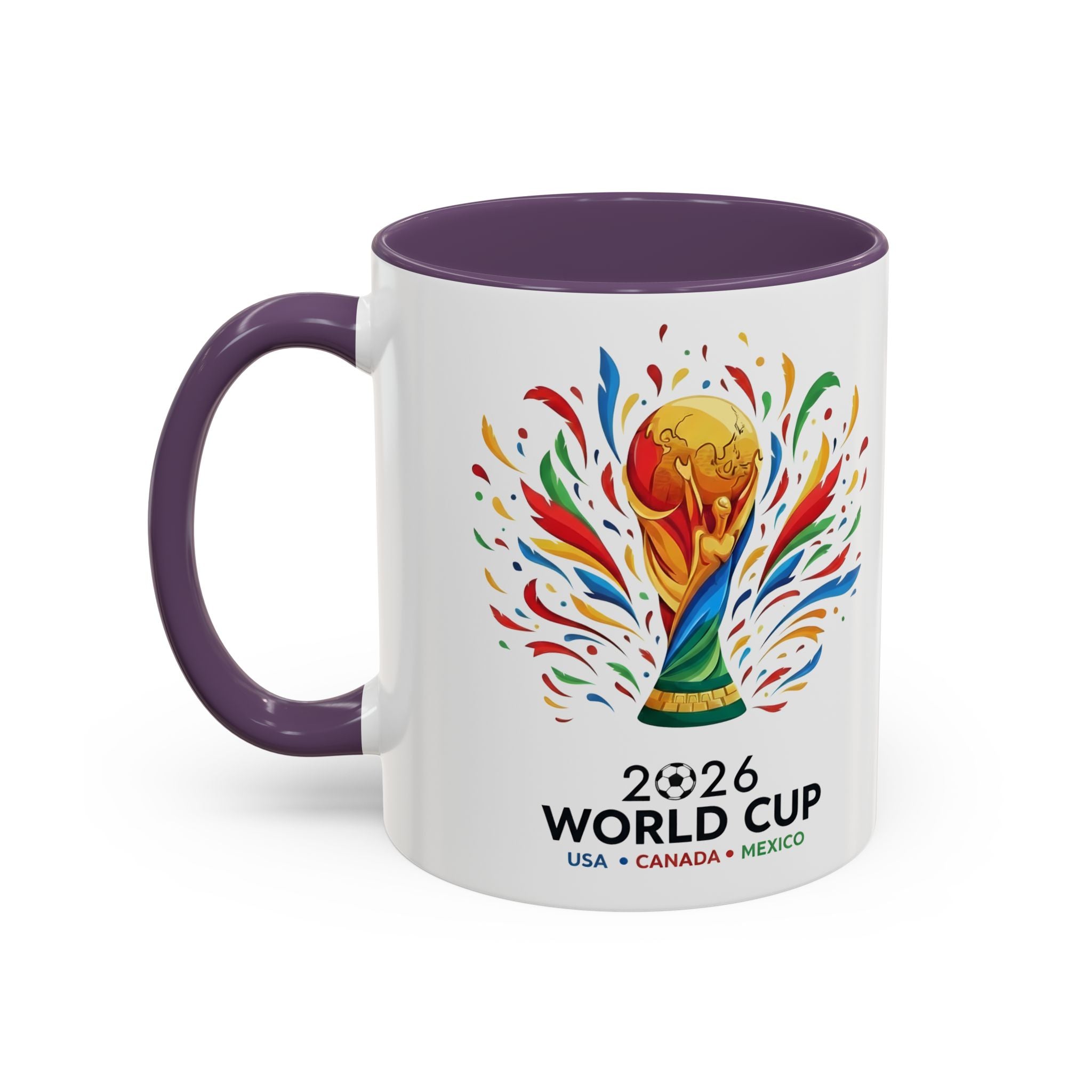 Colombia Vamos Colombia! Accent Coffee Mug | 11oz 15oz ceramic World Cup 2026, Soccer Gift