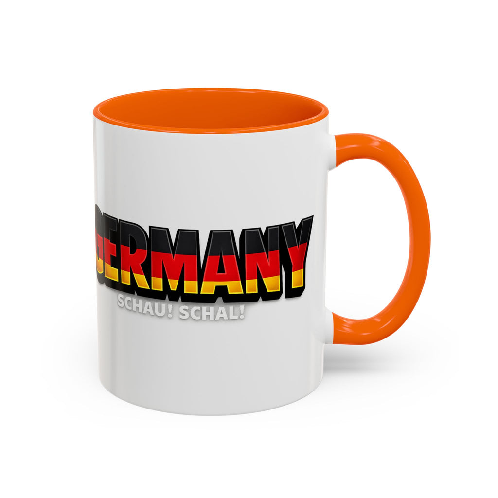 Germany flag text Mug | Accent Coffee Mug 11oz or 15oz, World Cup 2026, Gift for Dad