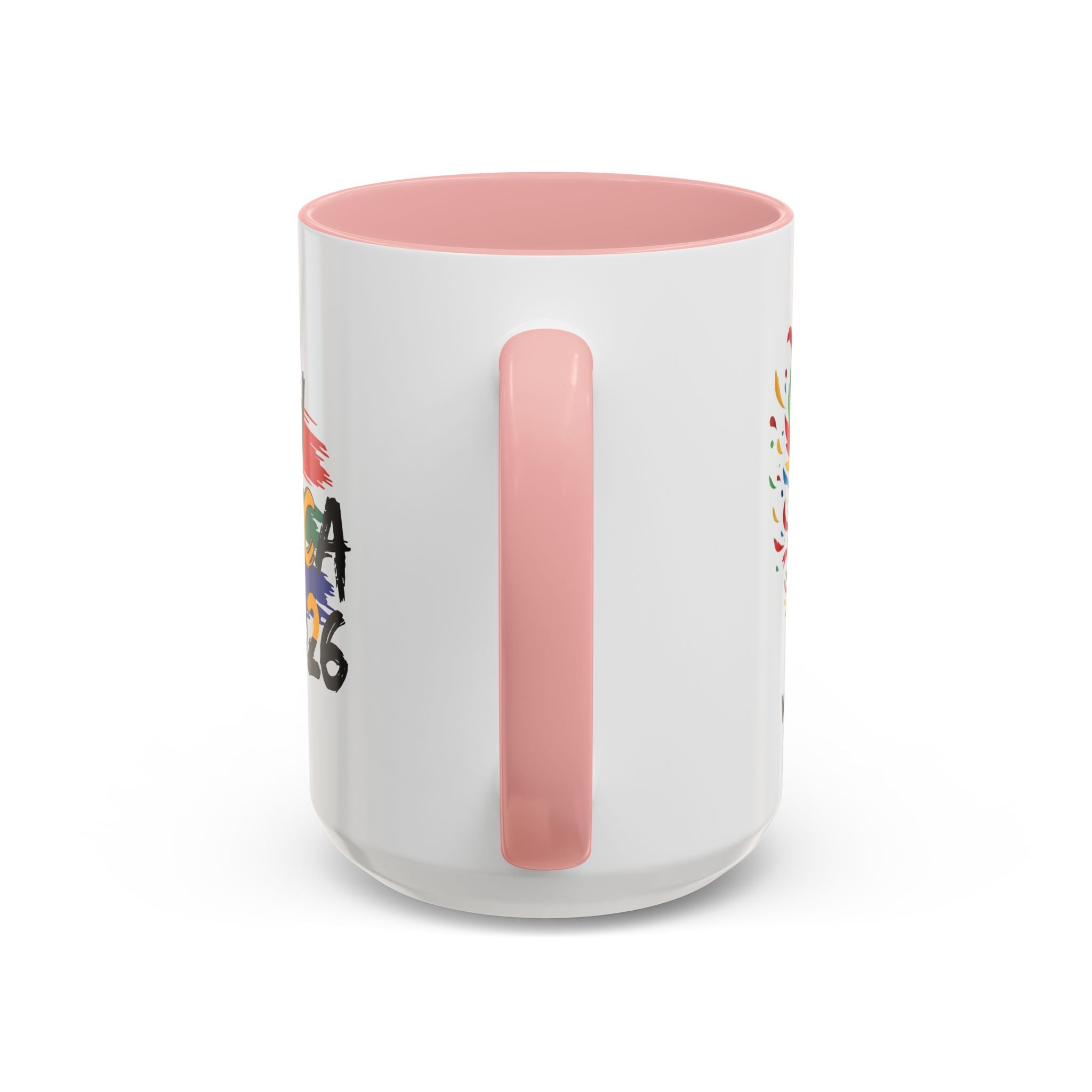 South Africa 2026 Soccer Flag Accent Coffee Mug | 11oz 15oz, Soccer World Cup 2026, Gift for Dad