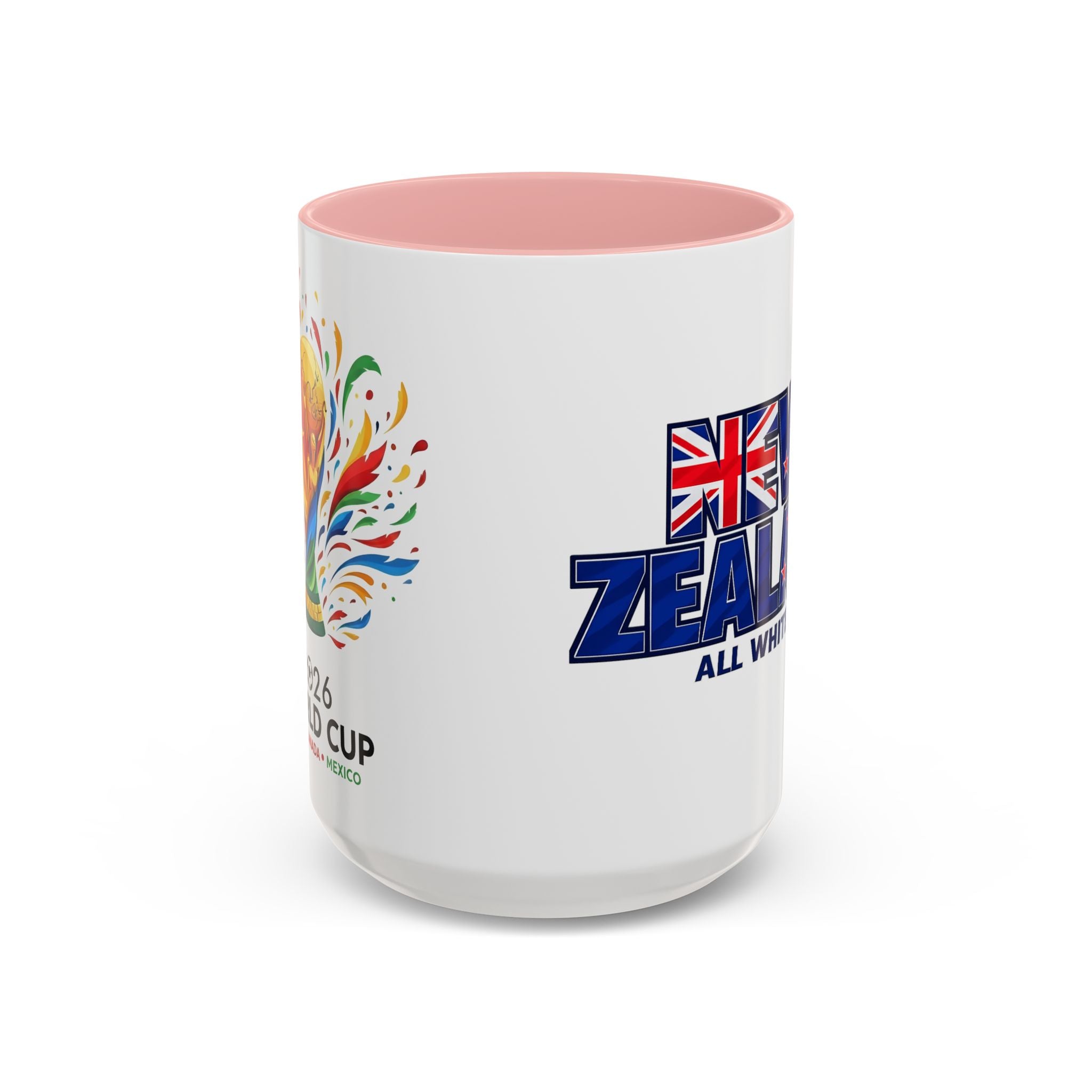 New Zealand All Whites Coffee Mug | Accent 11/15oz, World Cup 2026, Gift for Dad