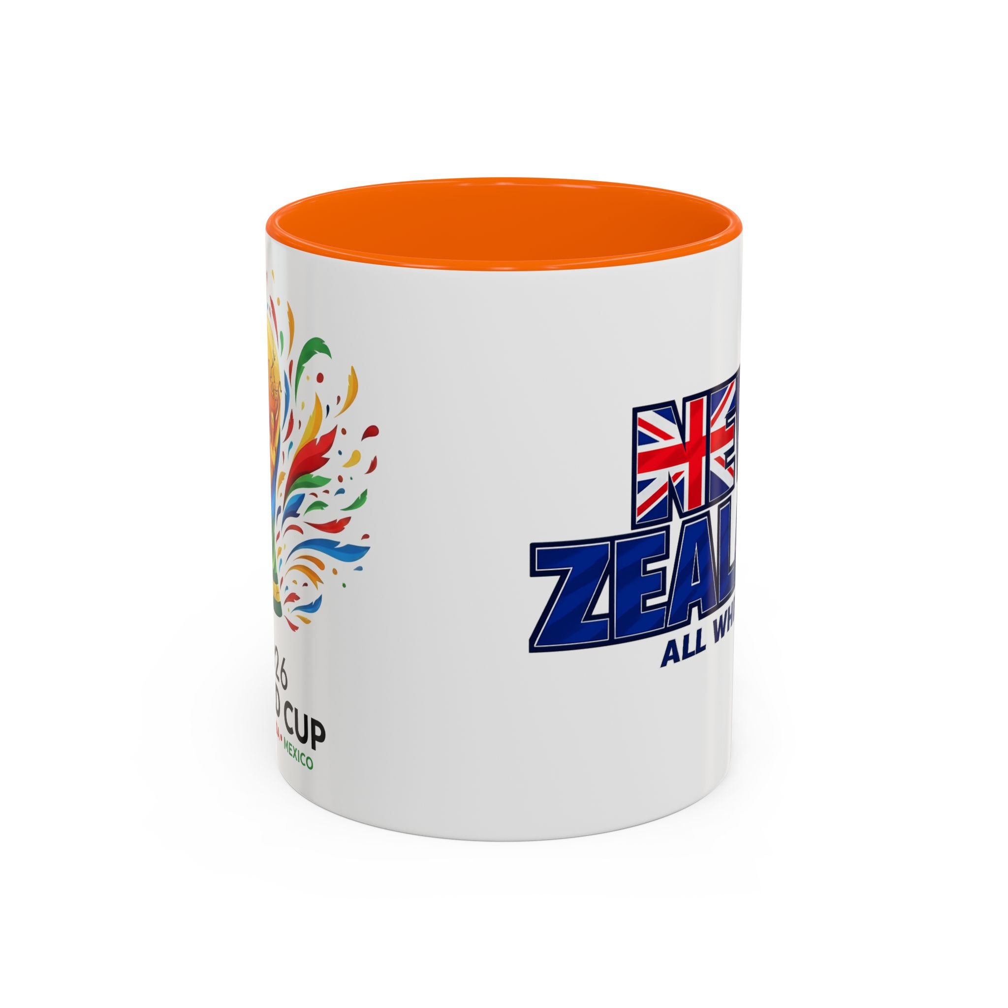 New Zealand All Whites Coffee Mug | Accent 11/15oz, World Cup 2026, Gift for Dad