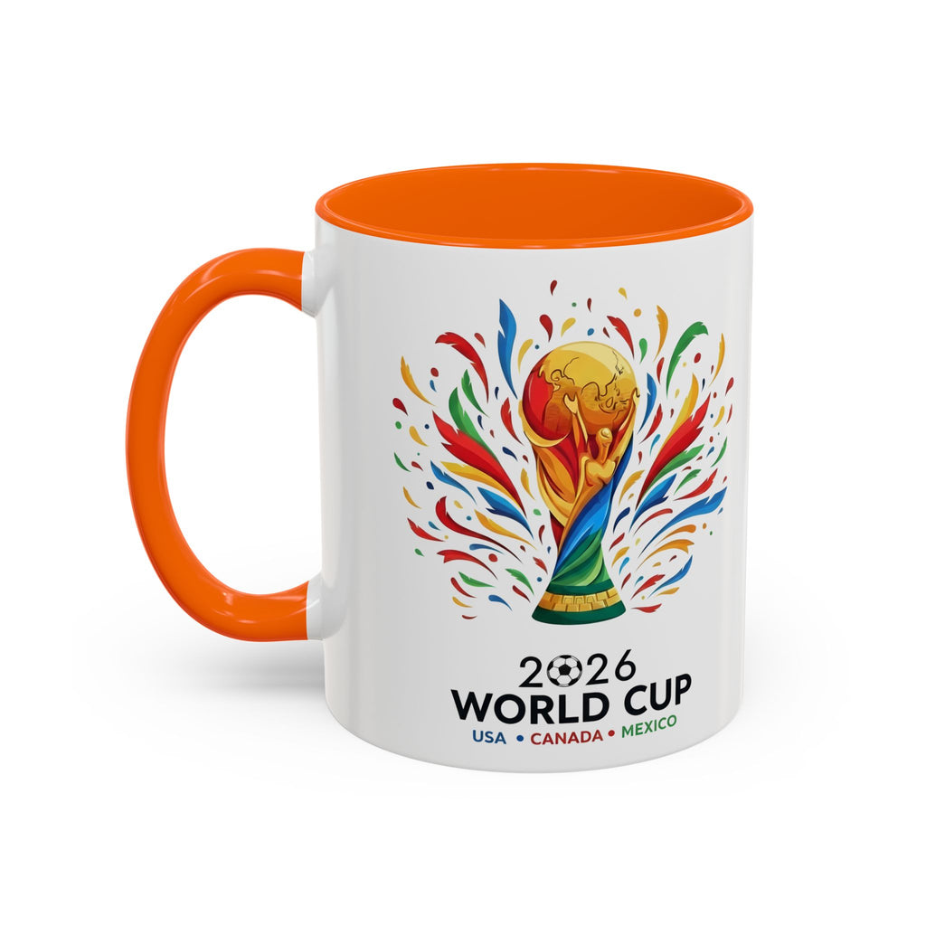 Spain Flag Word Mug | Accent Coffee Mug 11oz 15oz, Soccer World Cup 2026, Gift for Dad