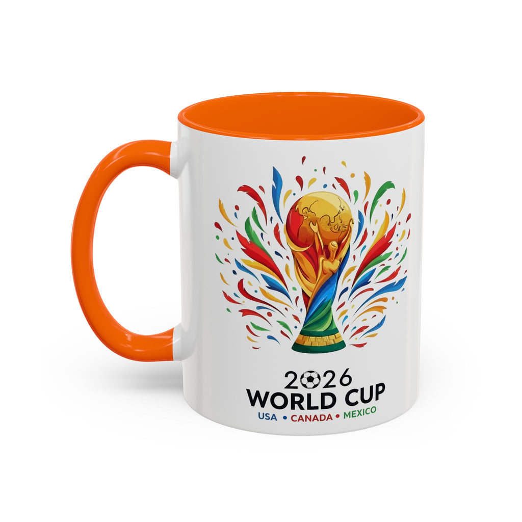QATAR Yalla Qatar! Accent Coffee Mug | 11oz 15oz, Soccer World Cup 2026, Gifts for Dad