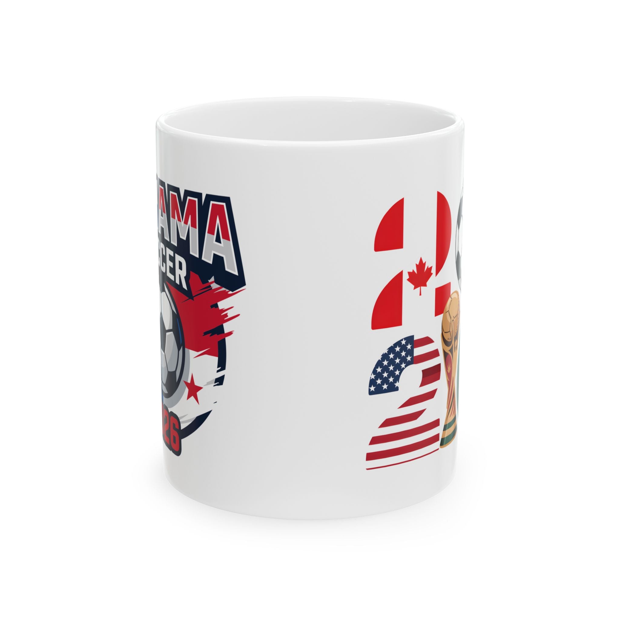 Panama Soccer Mug | Soccer Ball, World Cup 2026 Coffee Mugs, Ceramic Mug, Gift For Dad