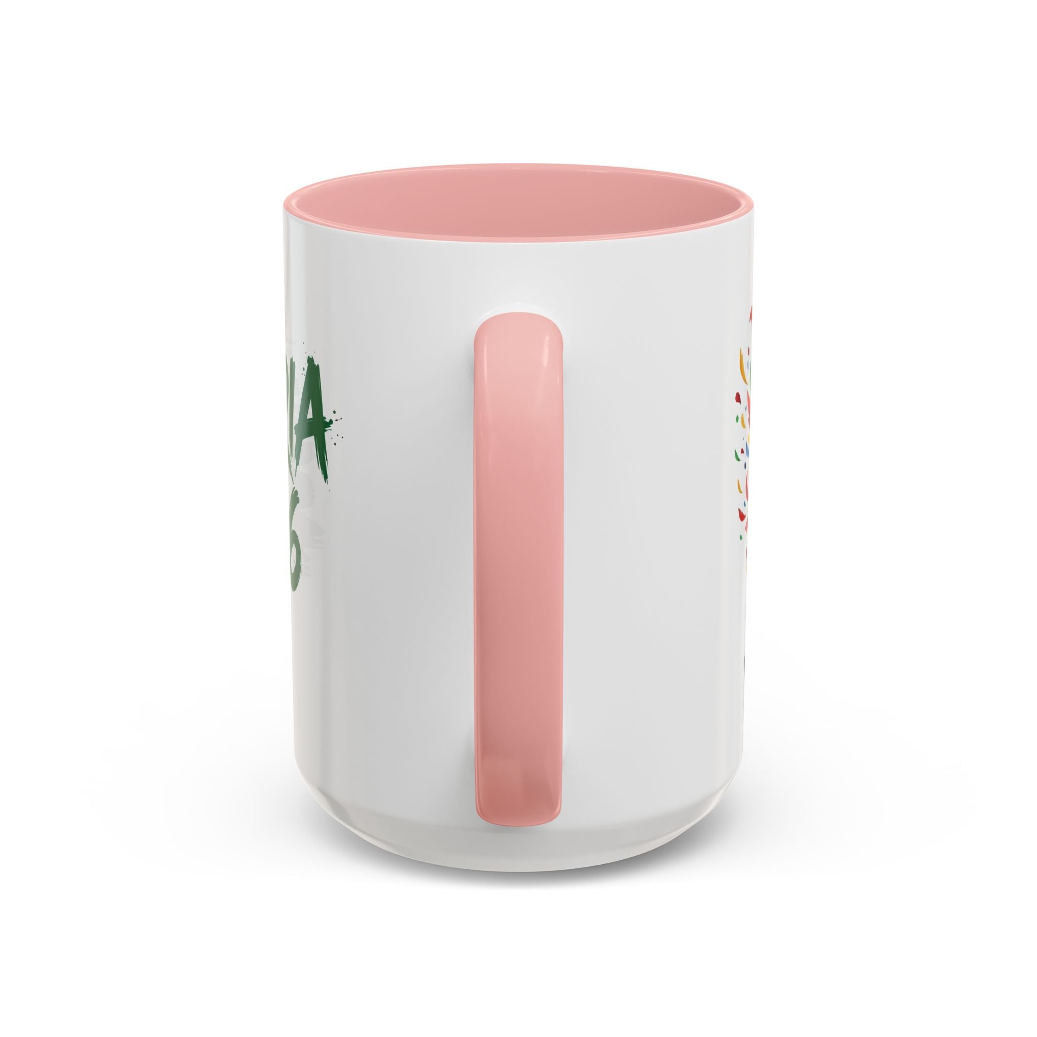 Algeria 2026 Soccer Logo Accent Coffee Mug | 11oz 15oz, Soccer World Cup 2026, Gifts for Dad