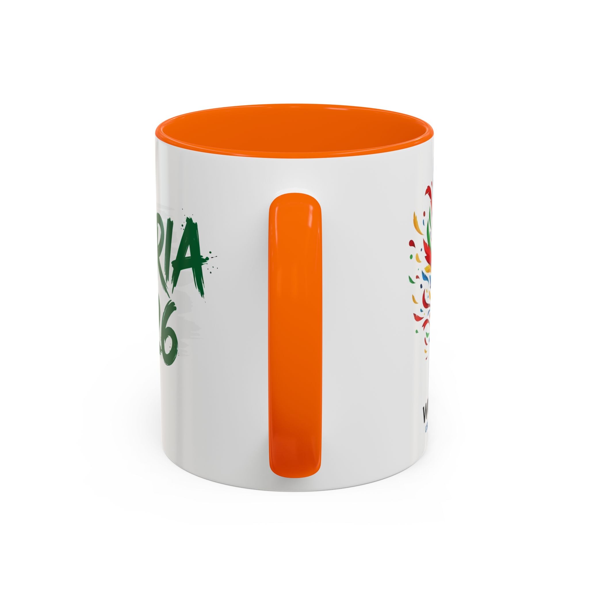 Algeria 2026 Soccer Logo Accent Coffee Mug | 11oz 15oz, Soccer World Cup 2026, Gifts for Dad