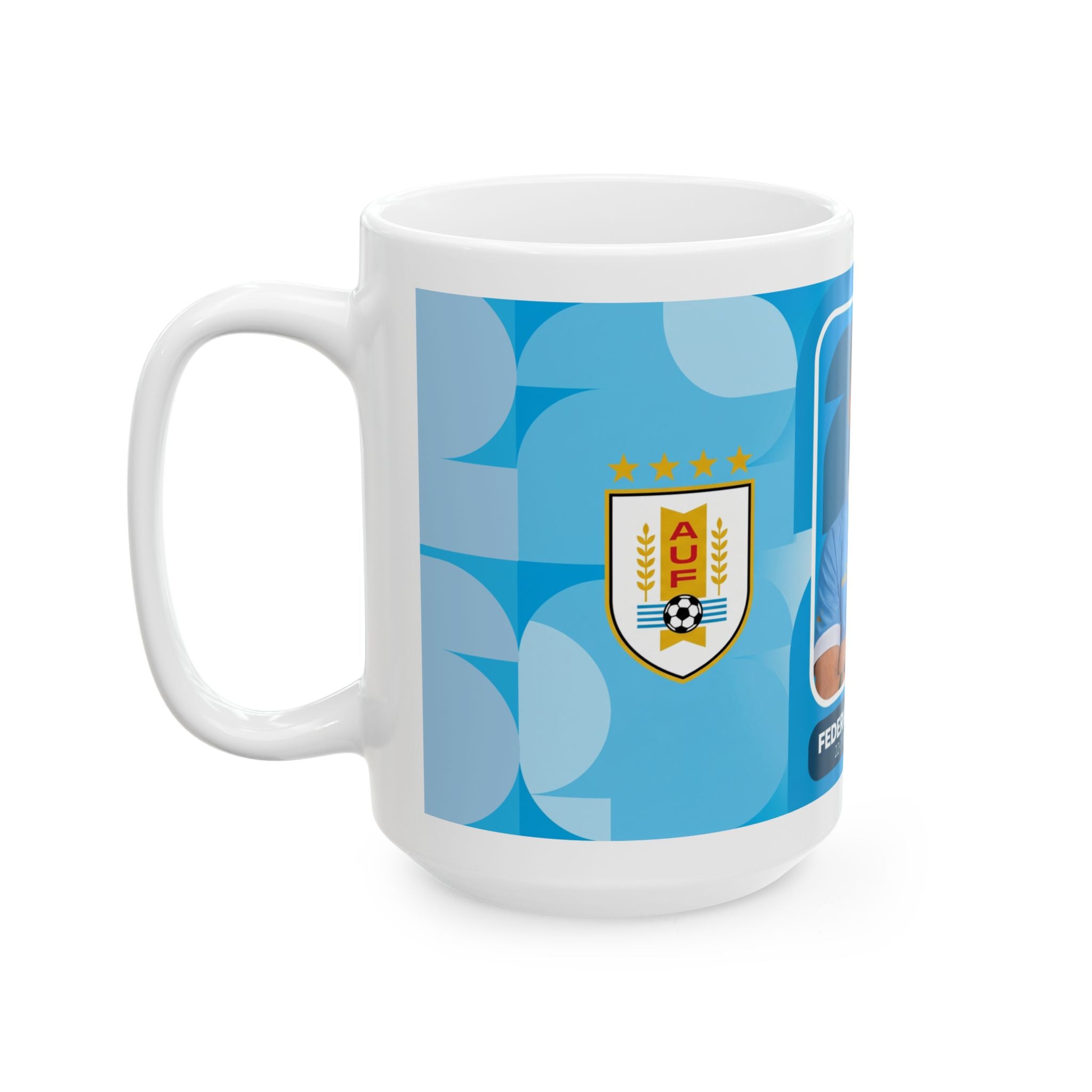 Federico Valverde Uruguay Football Player Ceramic Mug – Soccer Fan Collectible (11oz/15oz), World Cup 2026 Mugs