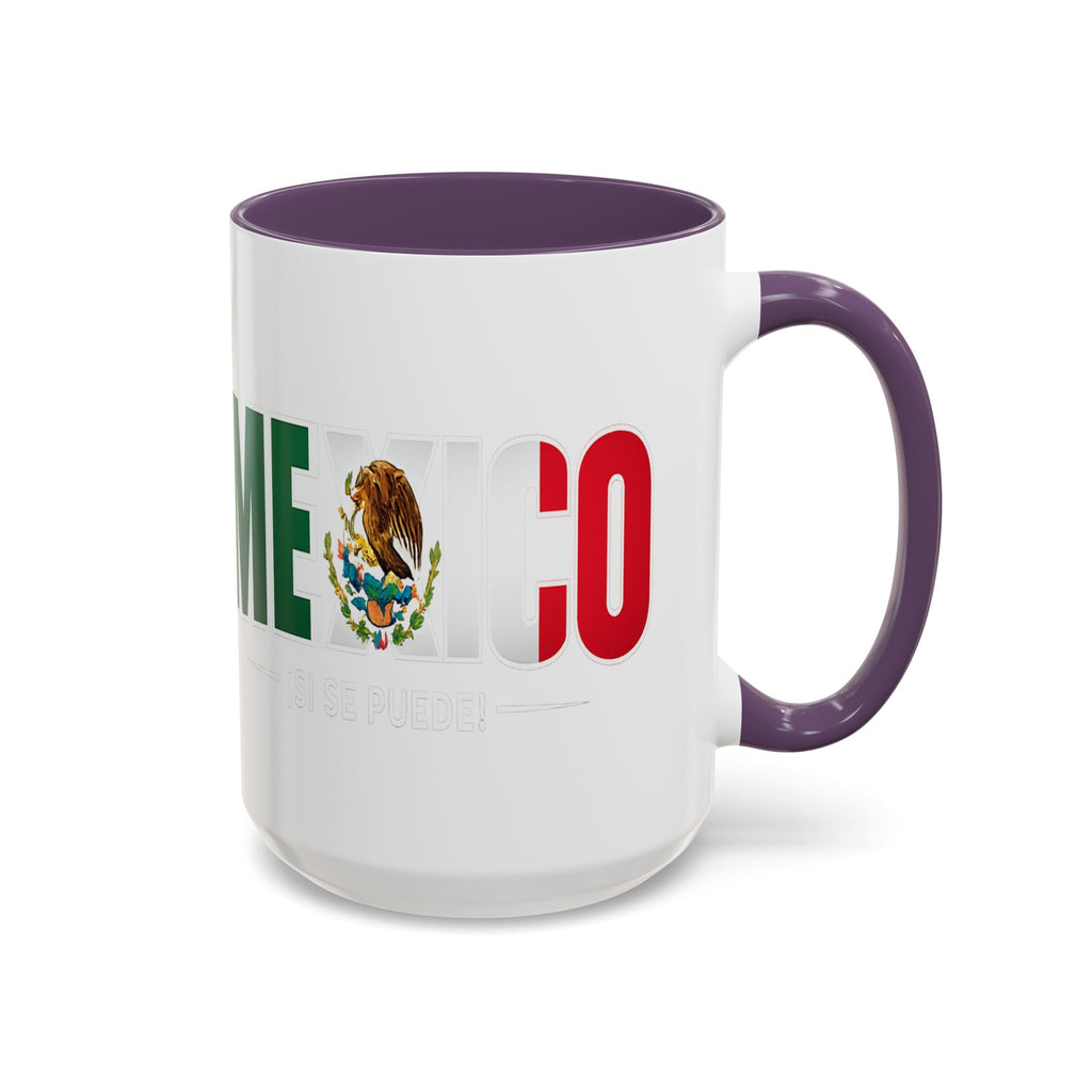 Mexico Coffee Mug | Accent Coffee Cup 11oz 15oz, World Cup 2026, Gift for Dad, Mexican Flag
