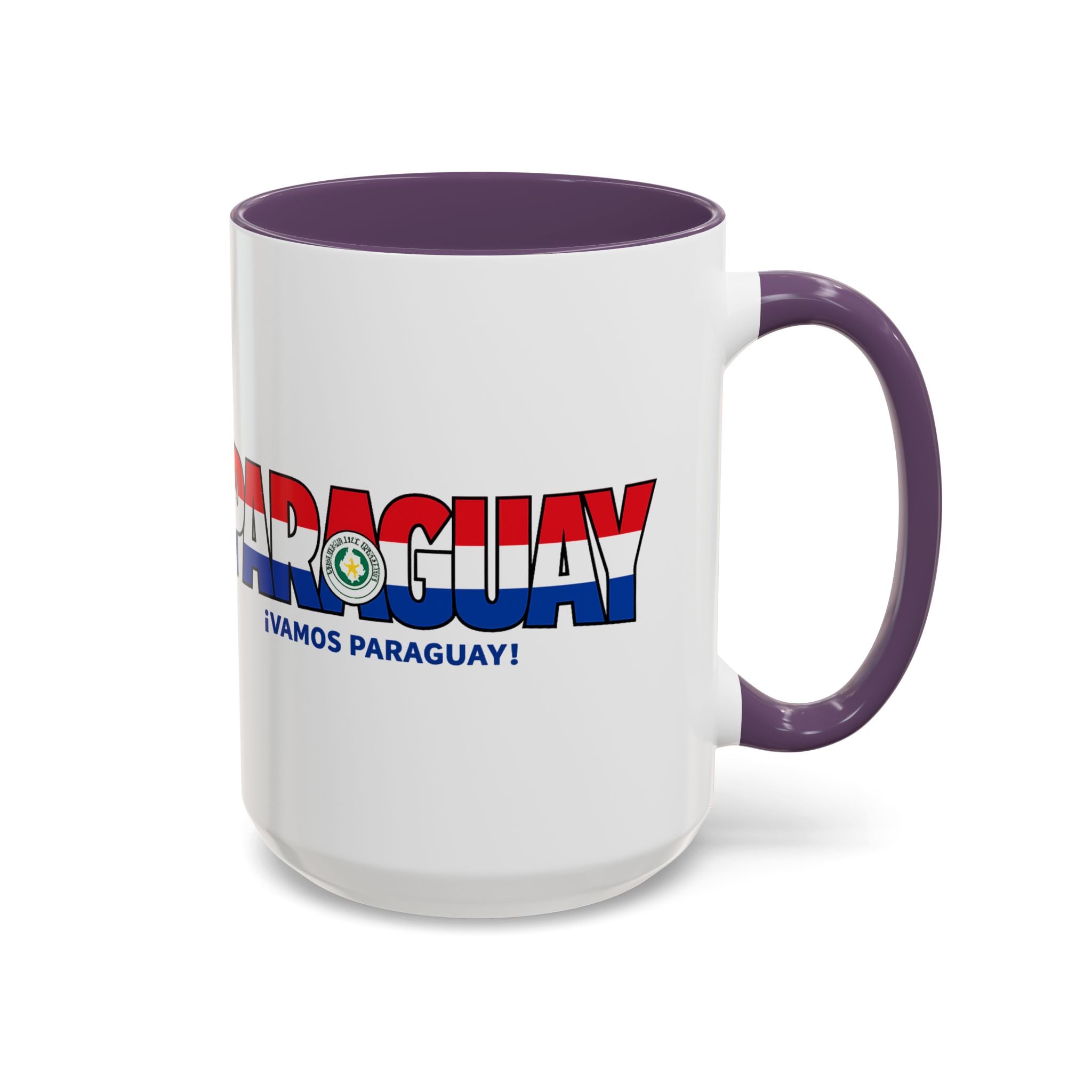 Paraguay Vamos Paraguay Mug | Accent Coffee Mug 11oz or 15oz, Soccer World Cup 2026, Gifts for Dad