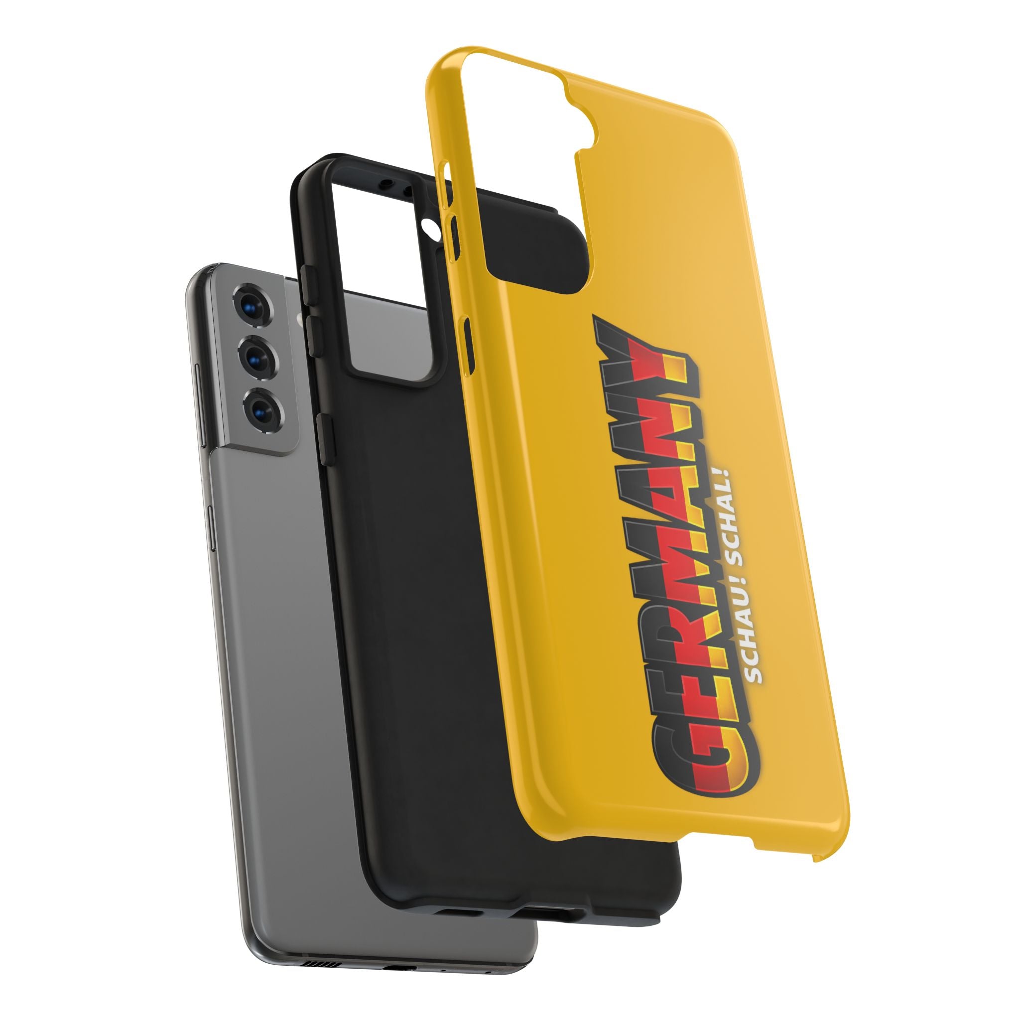 Germany Text Phone Case | Soccer Fan Phone Case, Protective, Glossy, World Cup 2026