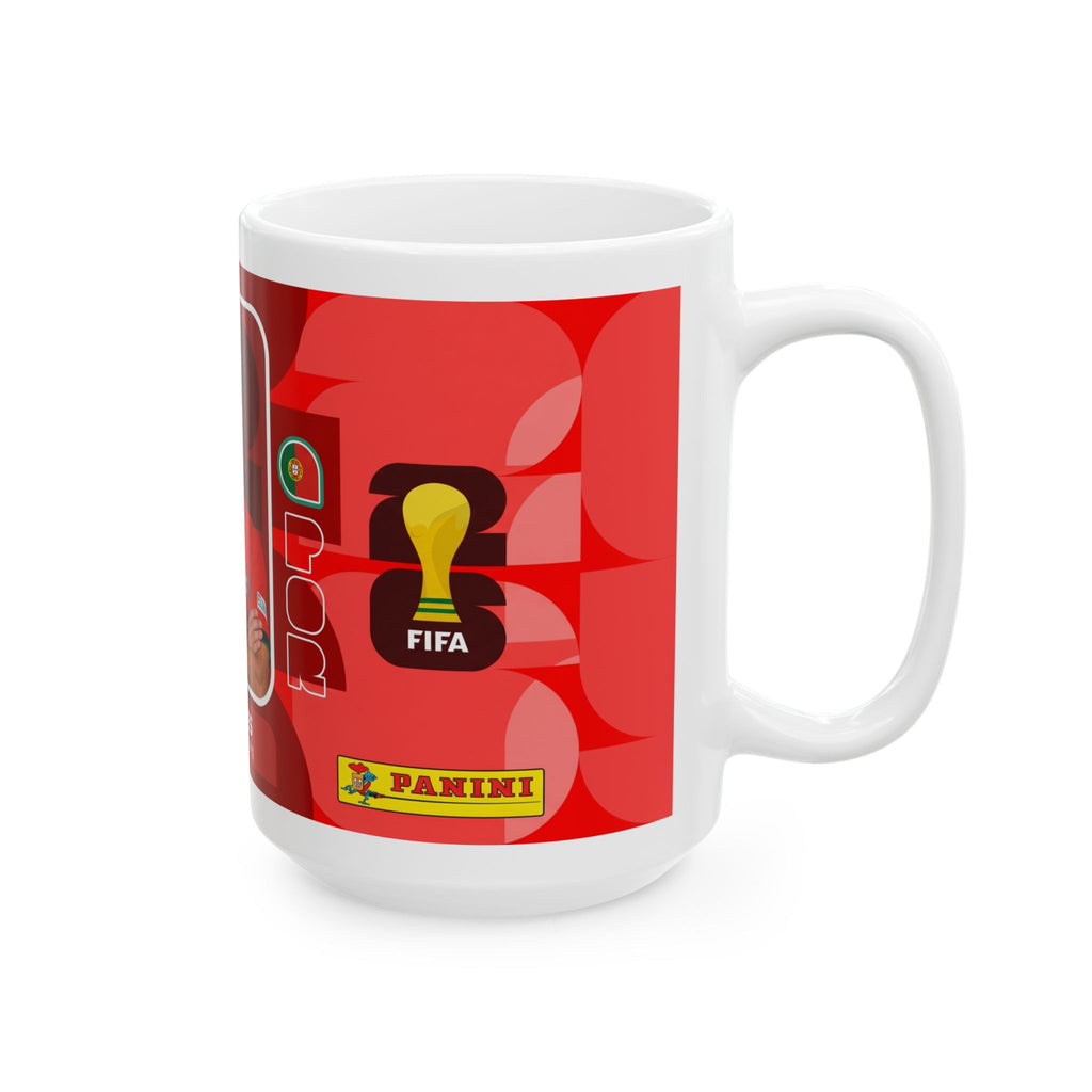 Portugal Soccer Player João Neves Mug, Ceramic Coffee Cup (11oz/15oz), World Cup 2026 Mugs