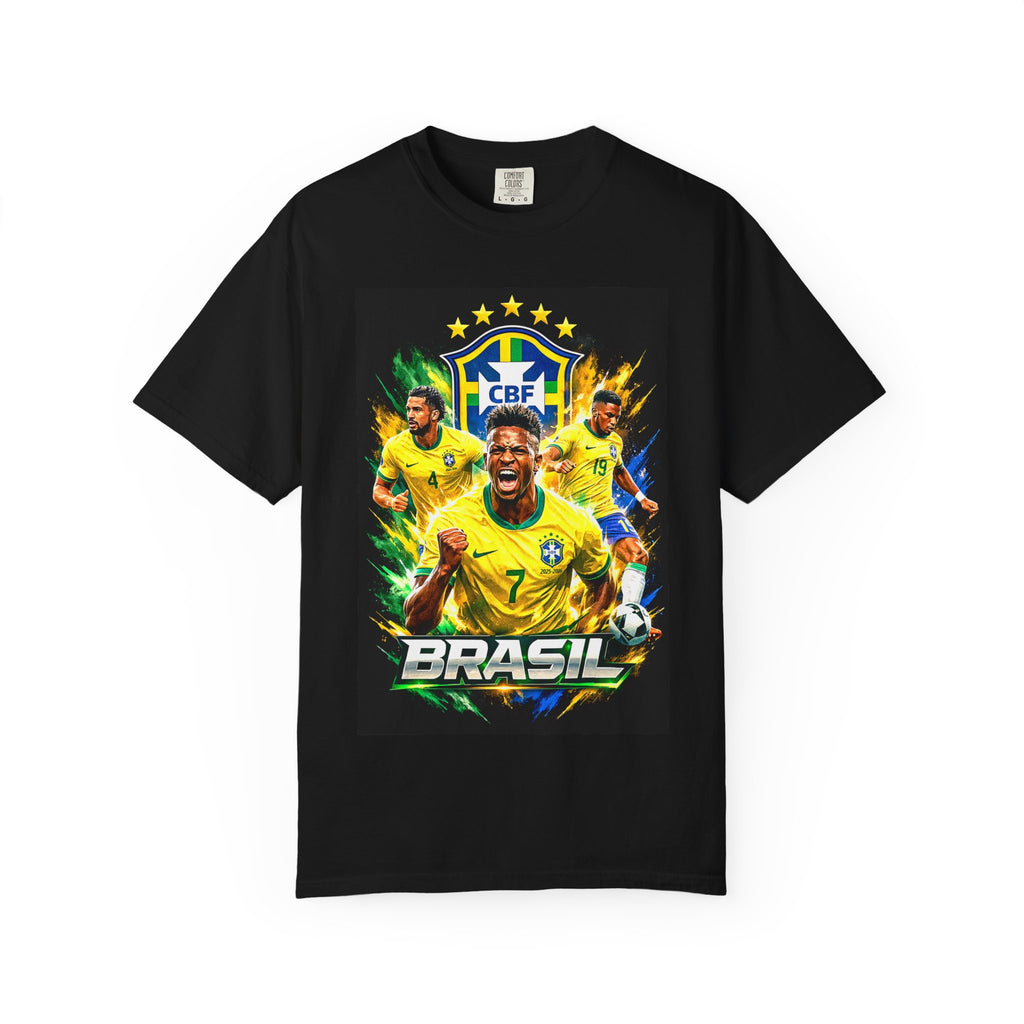 Brazil Soccer Players T-Shirt | 2026 World Cup Back Design, Brasil Flag, Gift for him, Collectible