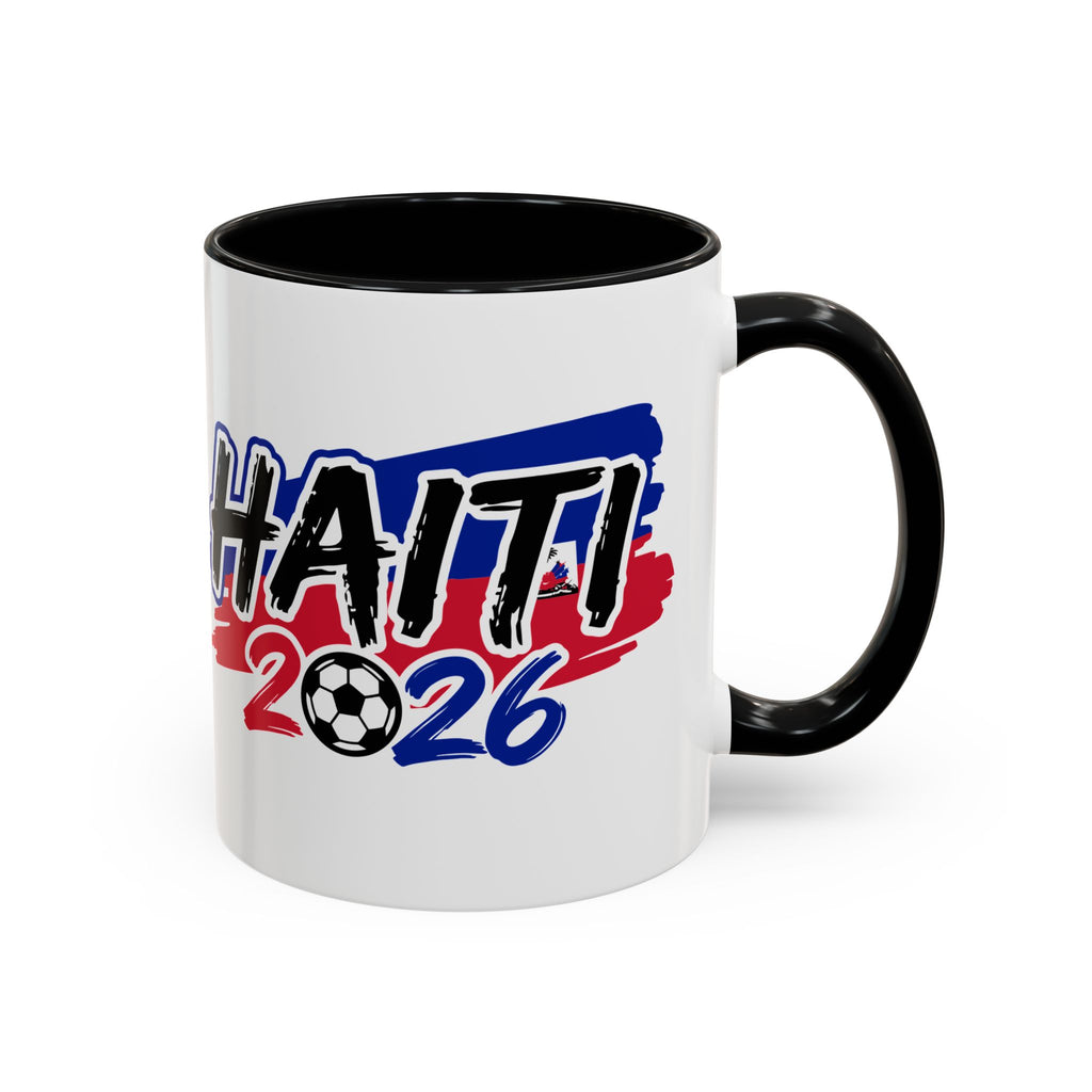 Haiti 2026 Soccer Graphic Mug | Accent Coffee Mug,Soccer World Cup 2026, Gift for Dad