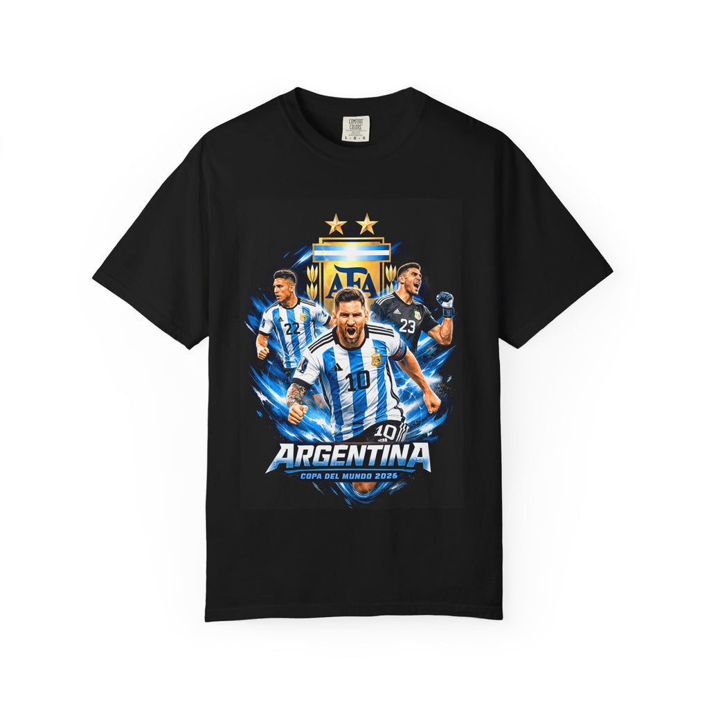 Argentina Soccer Players T-Shirt | 2026 World Cup Back Print, Argentina Flag, Gift for him, Collectible