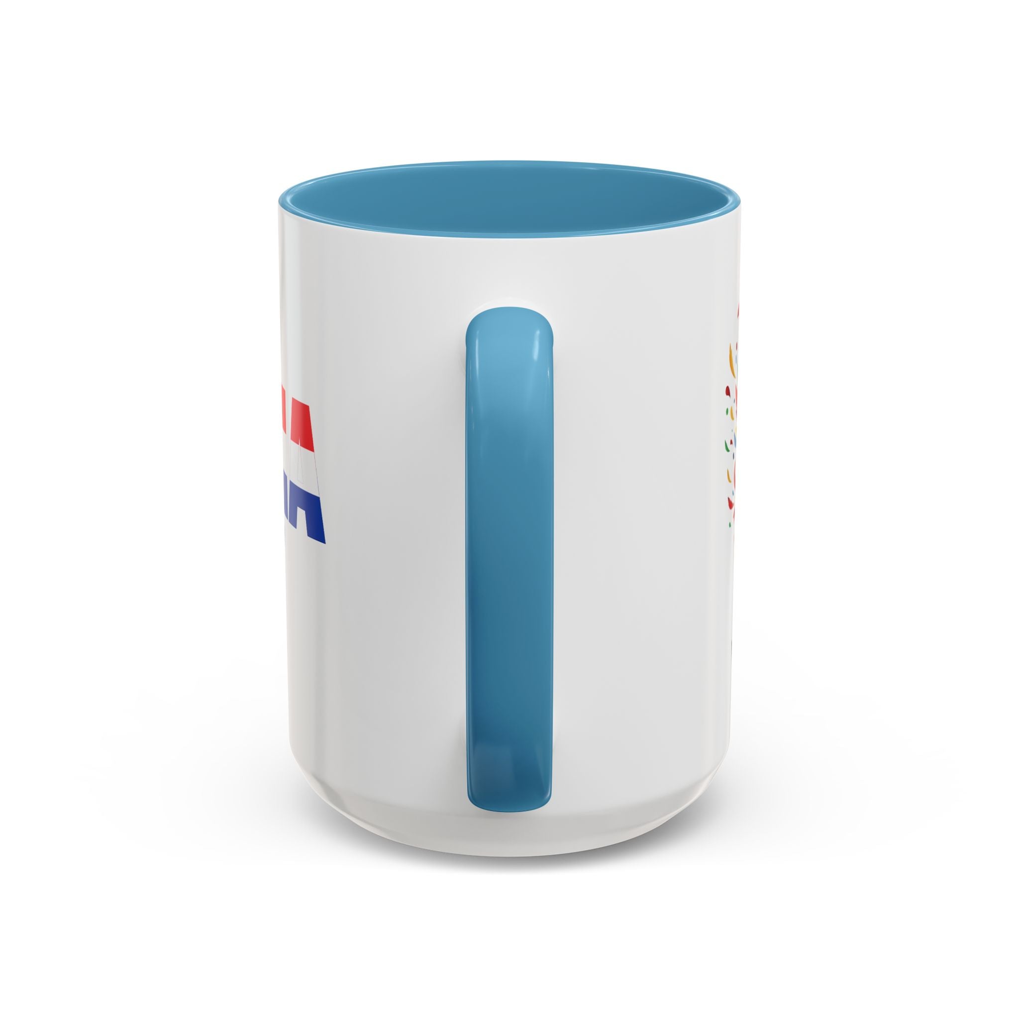 Croatia Flag Logo Accent Coffee Mug | Croatian Pride 11oz 15oz, World Cup 2026, Gifts for Dad