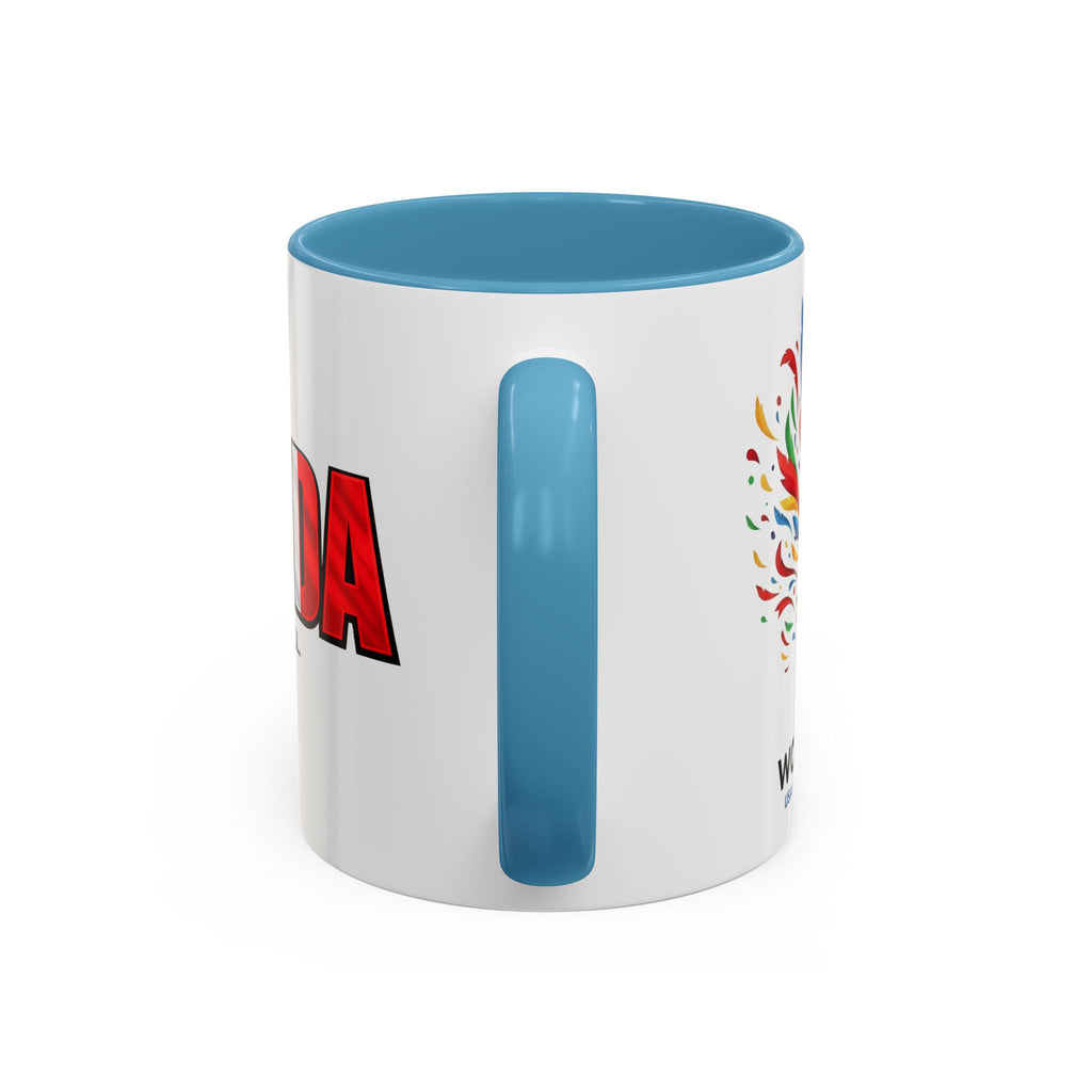 Canada Maple Leaf Text Coffee Mug | We Can. We Will. World Cup 2026, Canada Flag, Gift for Dad