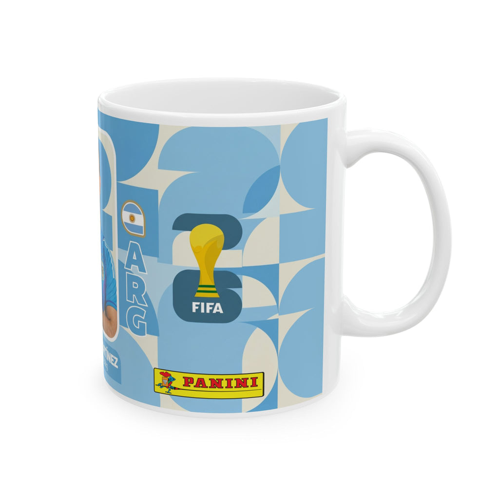 Argentina Soccer Player Emiliano Martínez Ceramic Mug (11oz, 15oz), World Cup 2026 Mugs