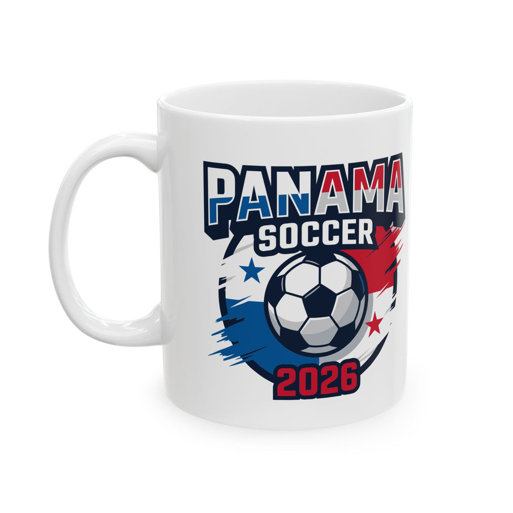 Panama Soccer Mug | Soccer Ball, World Cup 2026 Coffee Mugs, Ceramic Mug, Gift For Dad