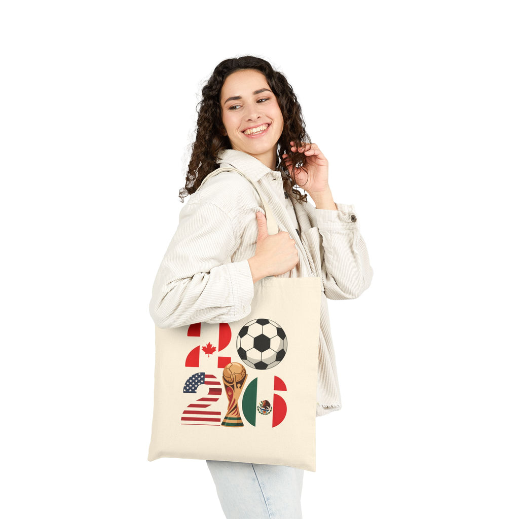 Argentina Soccer 2026 Tote Bag,  World Cup Football Design, Mother's Day Gift