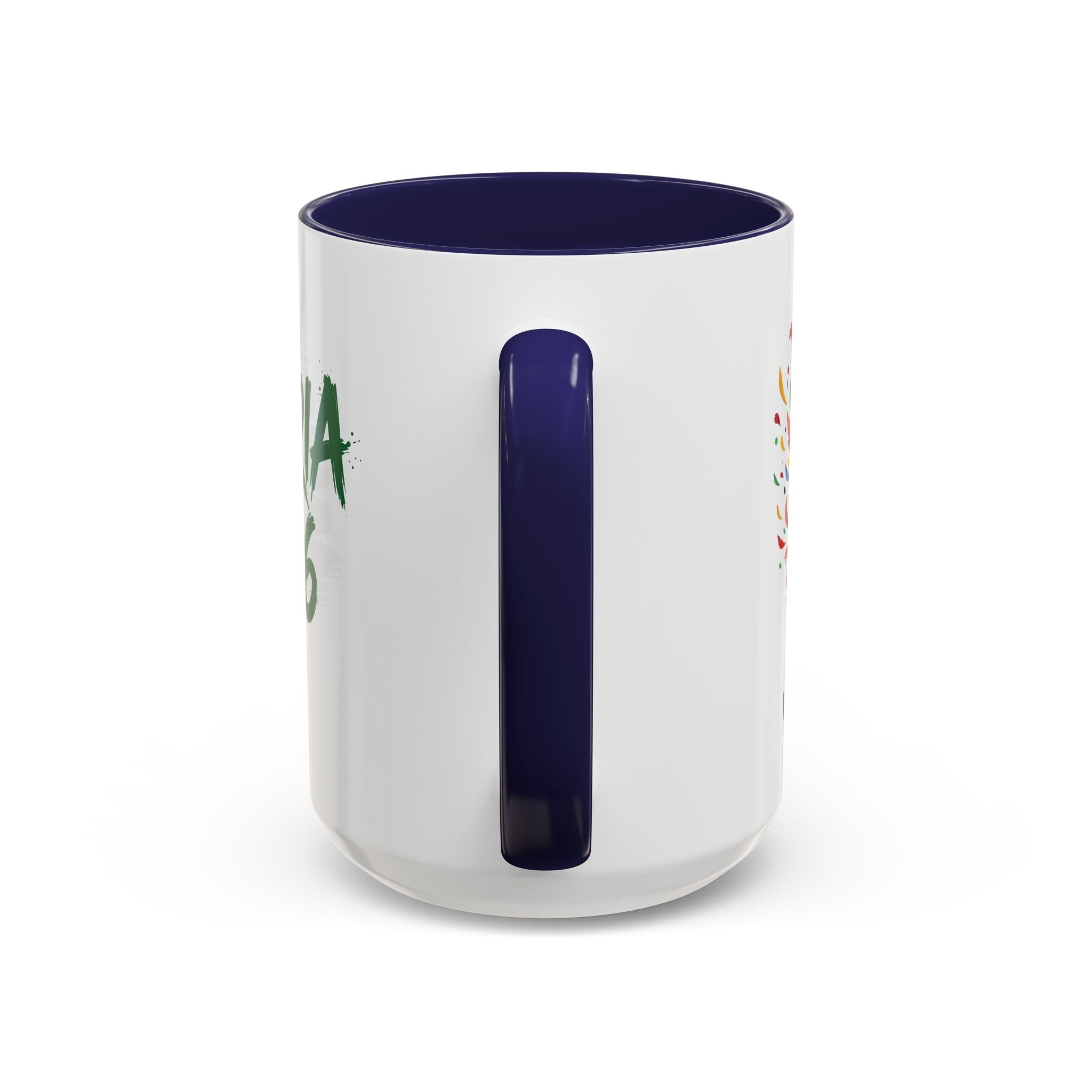 Algeria 2026 Soccer Logo Accent Coffee Mug | 11oz 15oz, Soccer World Cup 2026, Gifts for Dad