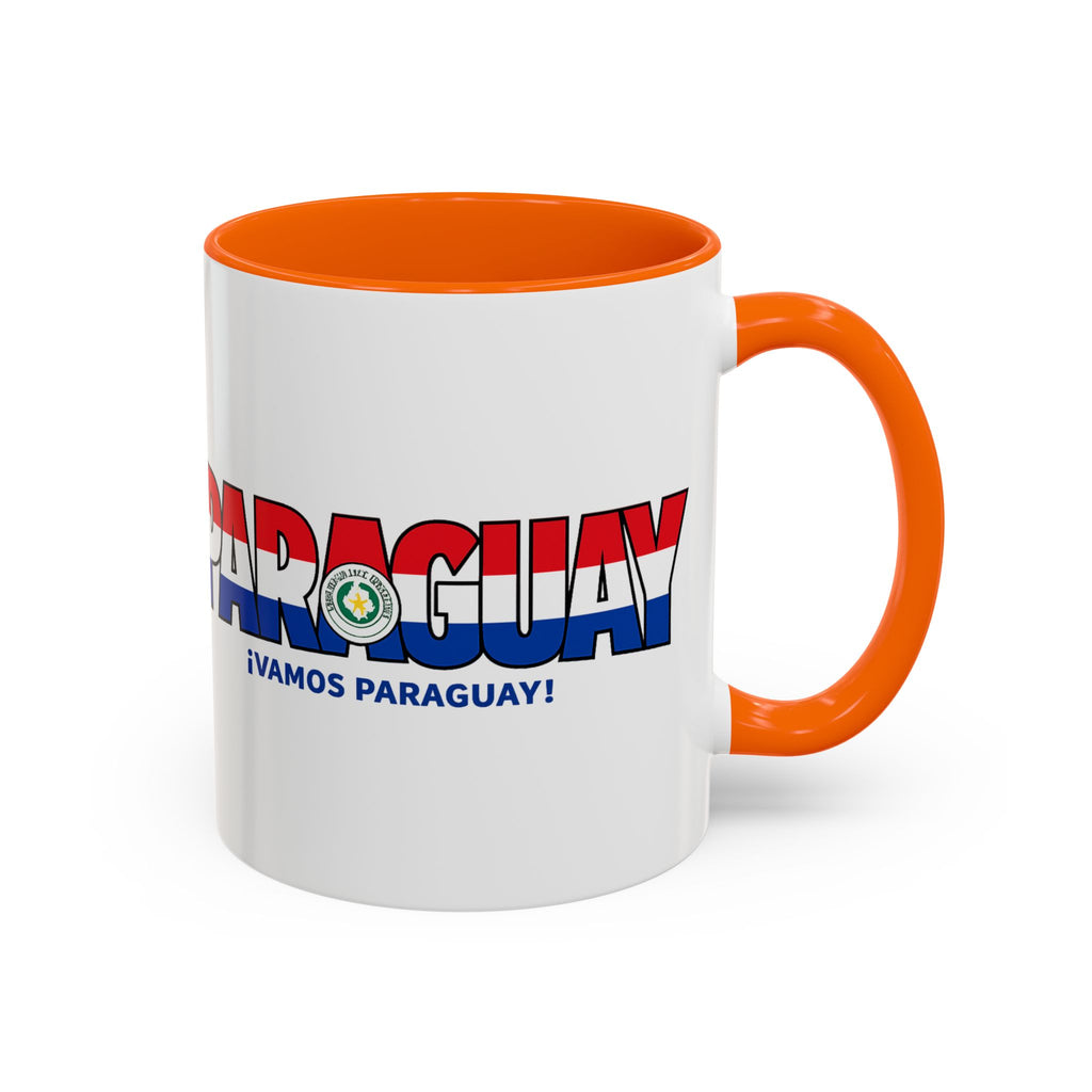 Paraguay Vamos Paraguay Mug | Accent Coffee Mug 11oz or 15oz, Soccer World Cup 2026, Gifts for Dad