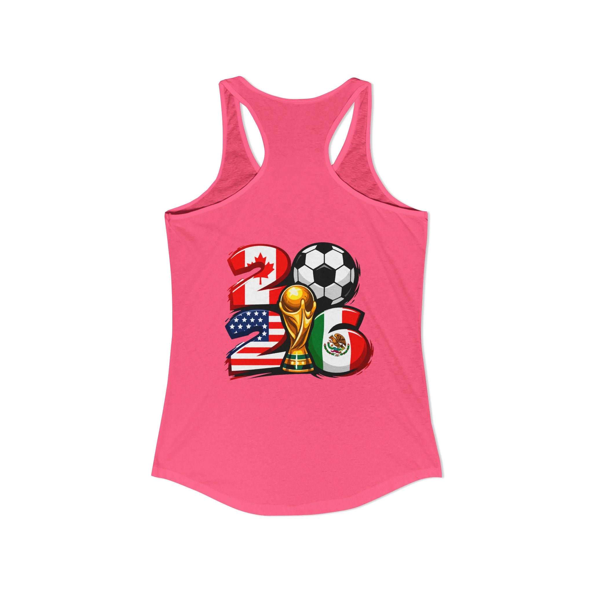 Ecuador World Cup 2026 Women's Tank Top — Mother's Day Soccer Fan Racerback
