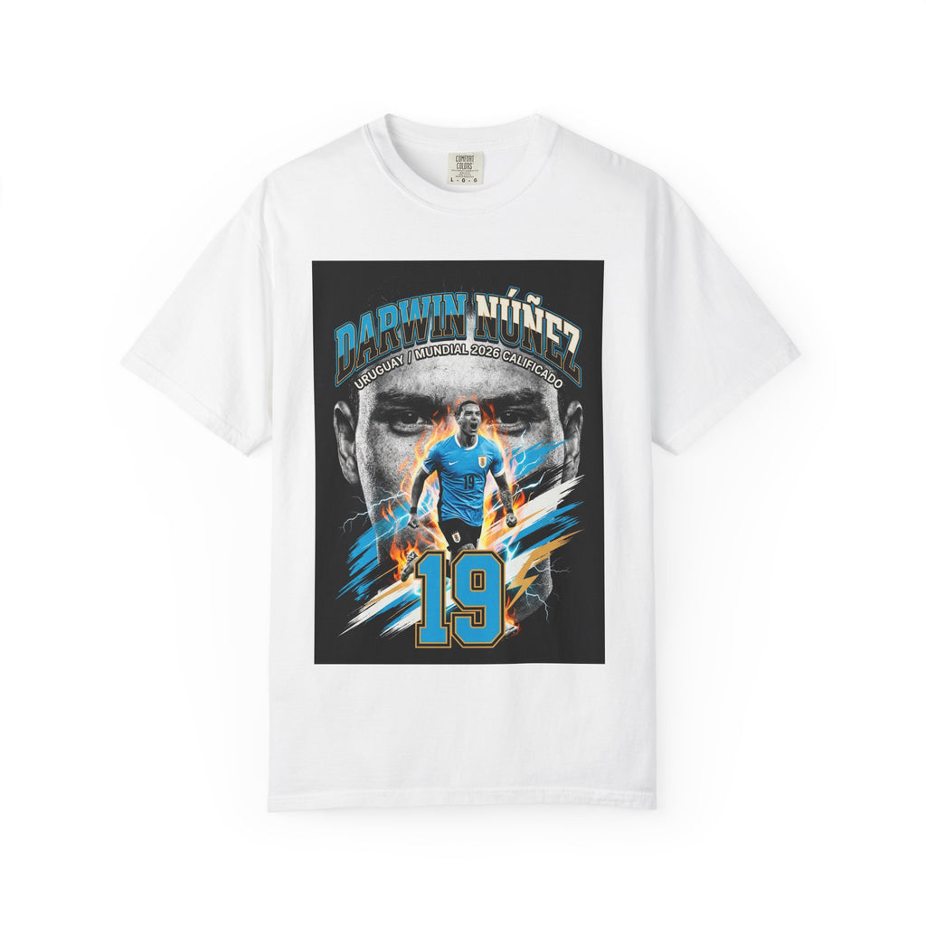 Darwin Núñez 19 Soccer Player T-Shirt | 2026 World Cup Tee, Uruguay Flag, Gift for him, Collectible