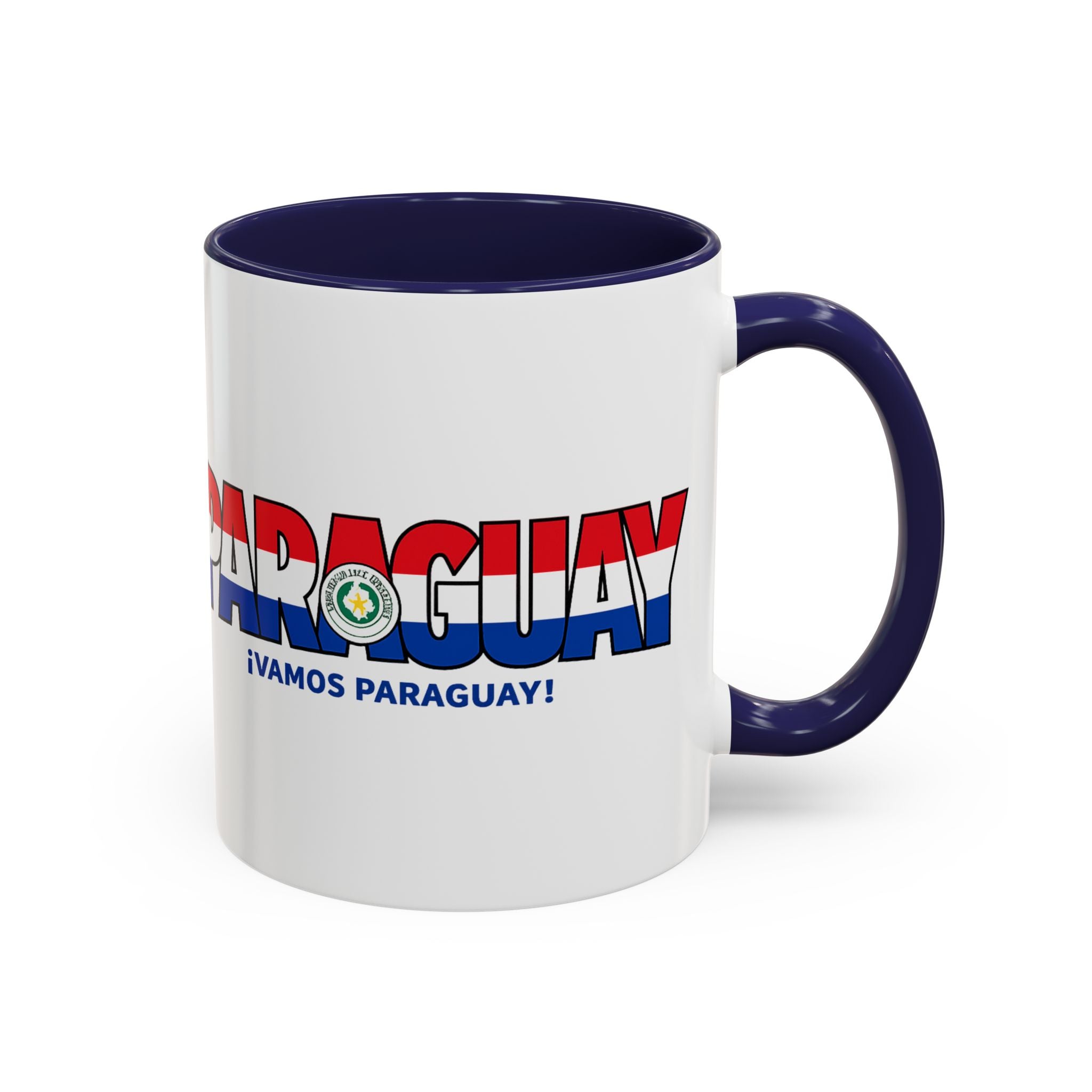 Paraguay Vamos Paraguay Mug | Accent Coffee Mug 11oz or 15oz, Soccer World Cup 2026, Gifts for Dad