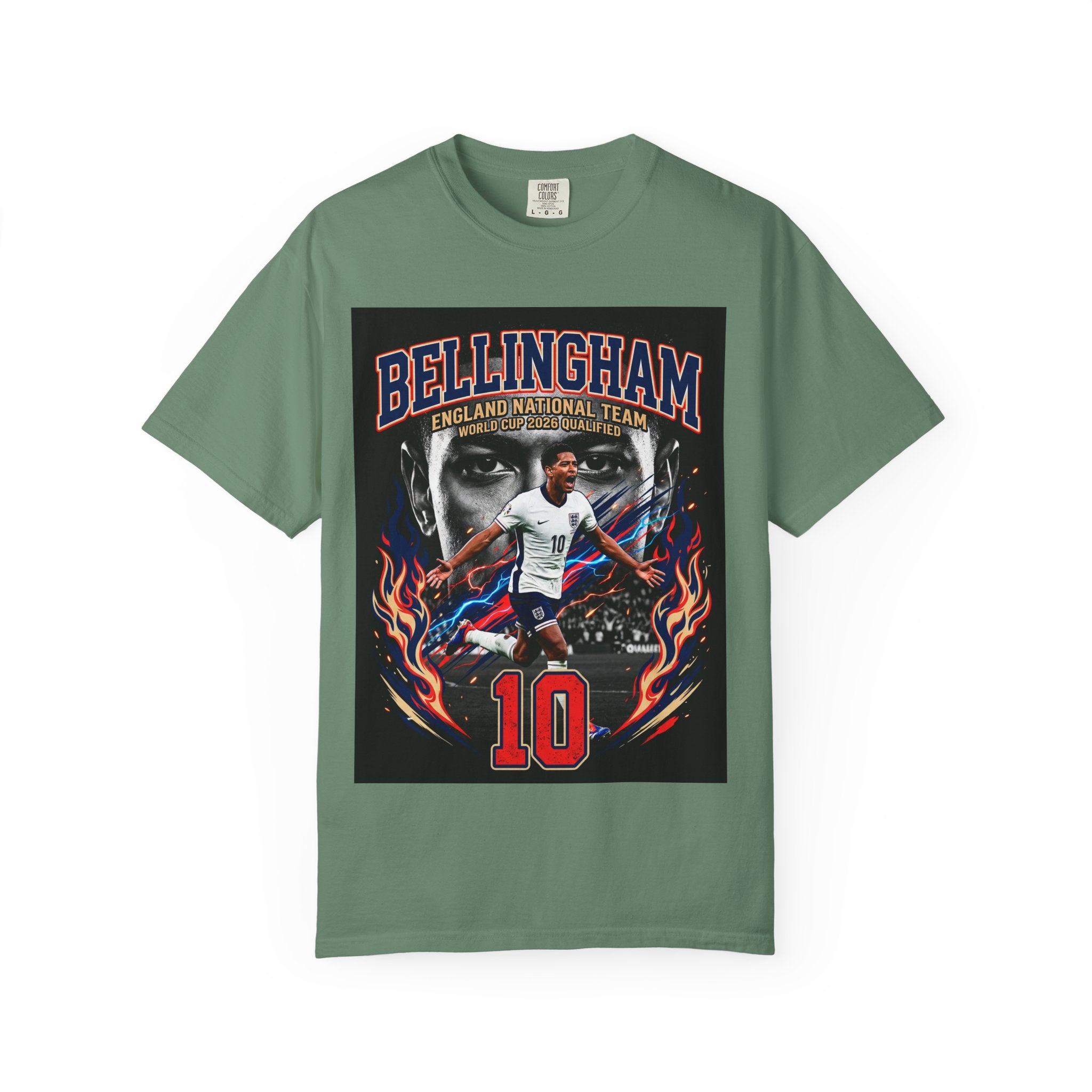 England World Cup 2026 T-shirt, Bellingham Collection Shirt, Gift for him, England Flag, Collectible