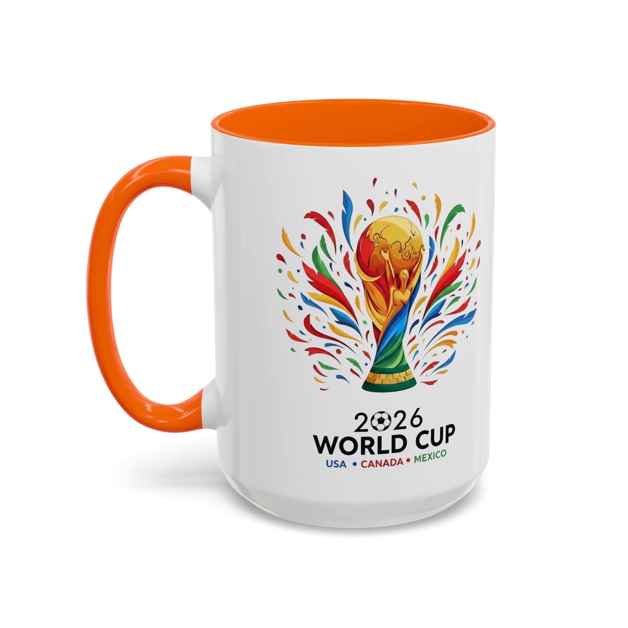 Jordan 2026 Soccer Logo Mug | Accent Coffee Mug 11oz 15oz, World Cup 2026, Gift for Dad