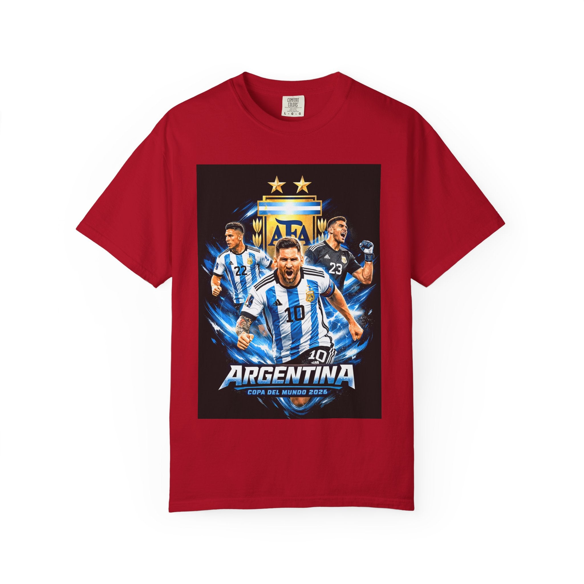 Argentina Soccer Players T-Shirt | 2026 World Cup Back Print, Argentina Flag, Gift for him, Collectible
