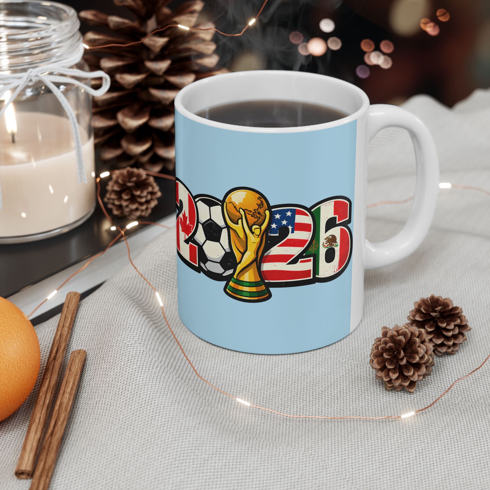 Argentina World Cup 2026 Soccer Mug | Argentina Flag, Ceramic Coffee Mug, Gift For Dad