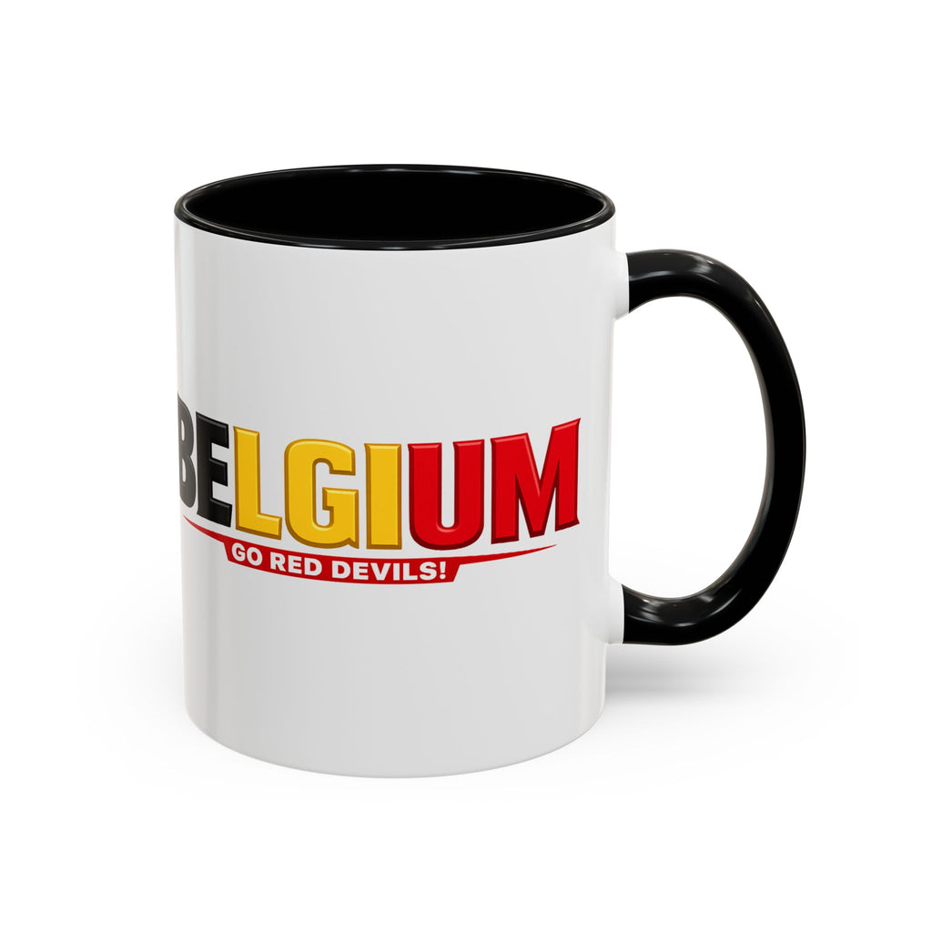 Belgium Go Red Devils Mug | Accent Coffee Mug 11oz 15oz