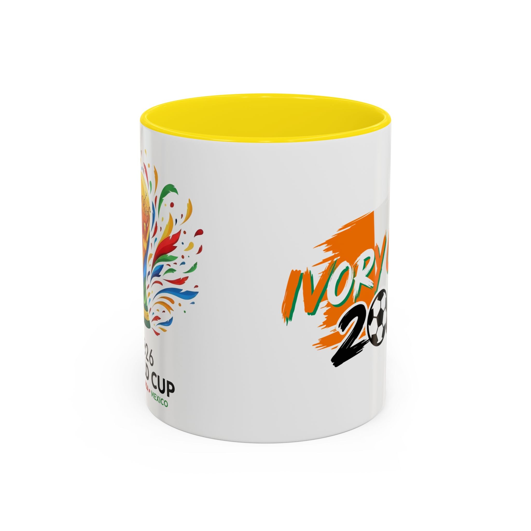 Ivory Coast 2026 Soccer Logo Mug | Accent Coffee Mug 11oz 15oz,Soccer World Cup 2026, Gifts for Dad