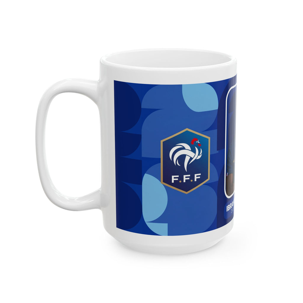 France Soccer Player  Ibrahima Konaté Mug —  Ceramic Coffee Cup (11oz & 15oz), World Cup 2026 Mugs