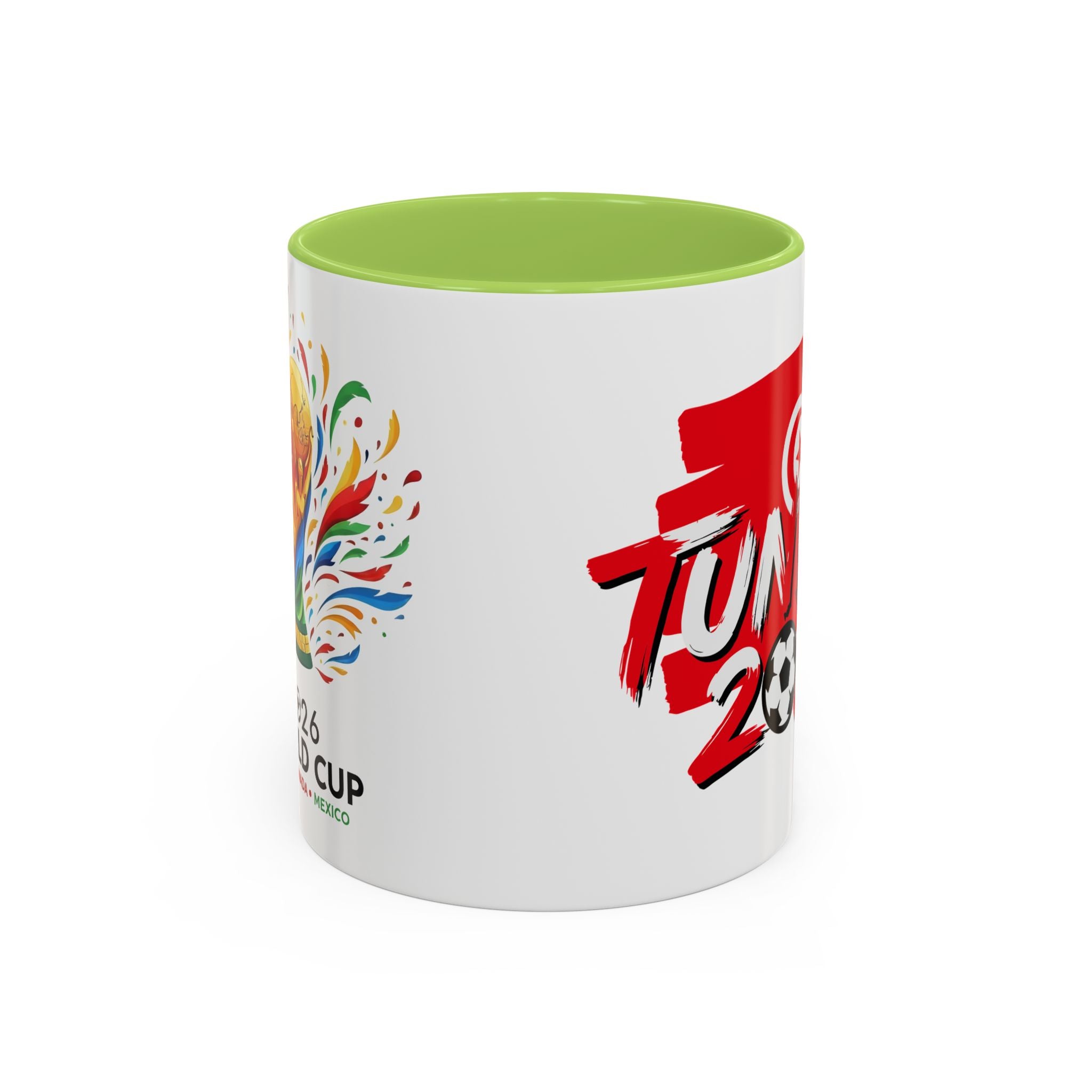 Tunisia 2026 Soccer Logo Mug | World Cup Fan Coffee Mug, Soccer World Cup 2026, Gift for Dad