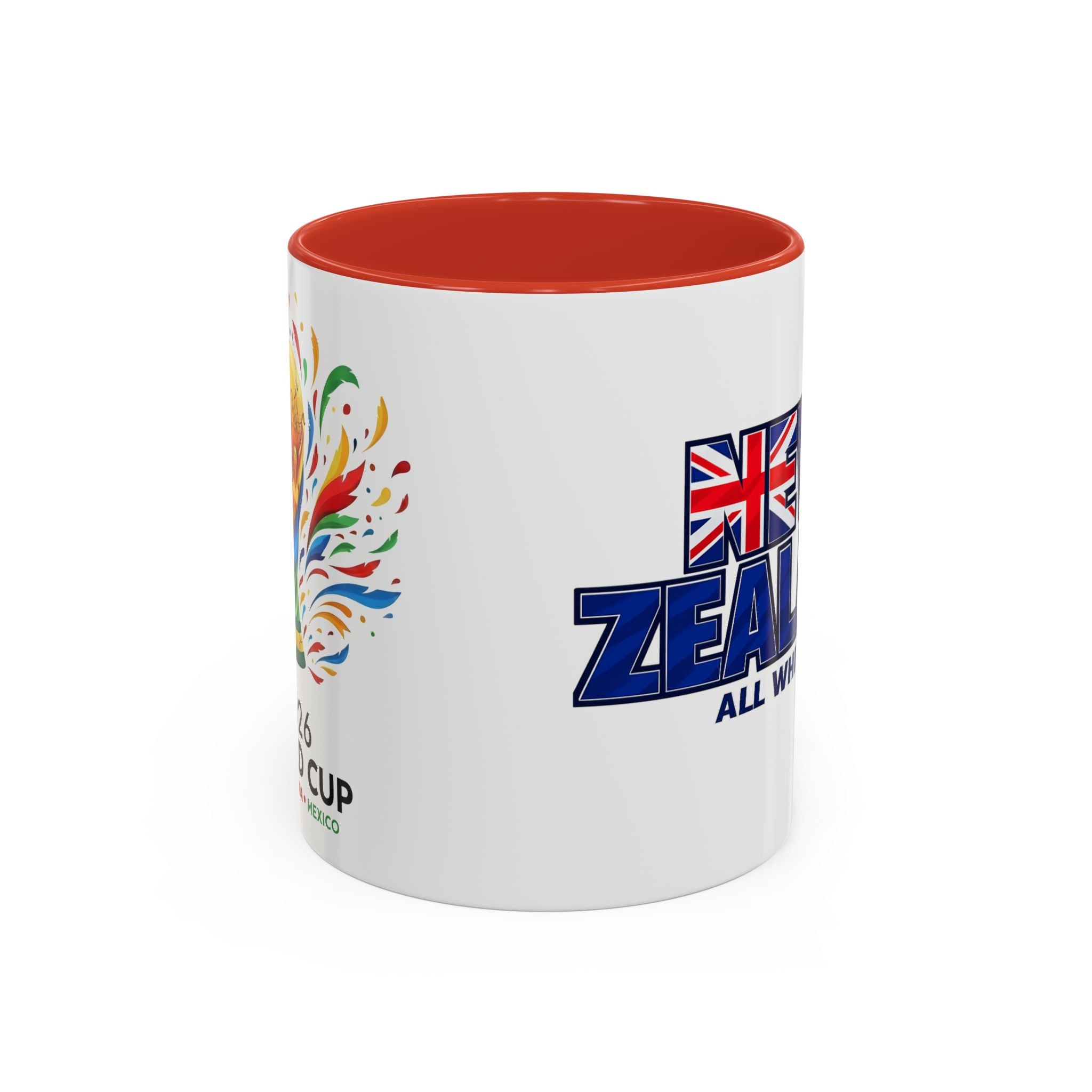 New Zealand All Whites Coffee Mug | Accent 11/15oz, World Cup 2026, Gift for Dad