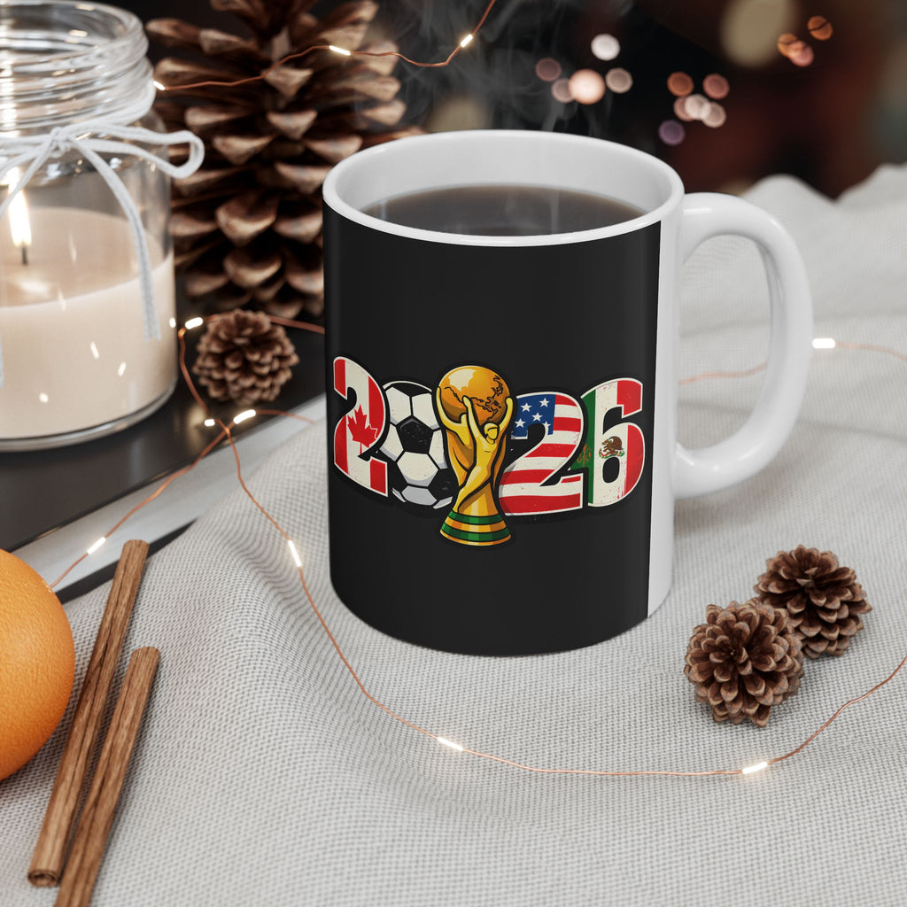 Canada World Cup 2026 Mug, Canada Flag, Ceramic Coffee Cup, Gift For Dad