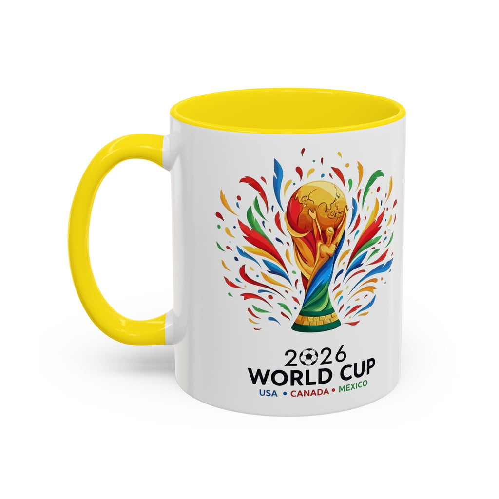 Colombia Vamos Colombia! Accent Coffee Mug | 11oz 15oz ceramic World Cup 2026, Soccer Gift