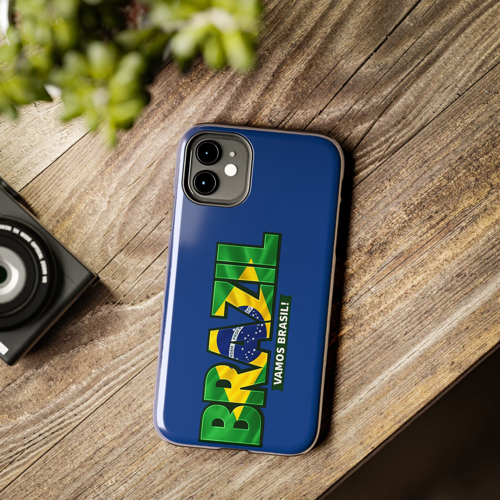 Brazil Soccer Fan Phone Case, Protective, Glossy, World Cup 2026, Tough Cases, Custom Phone Cases