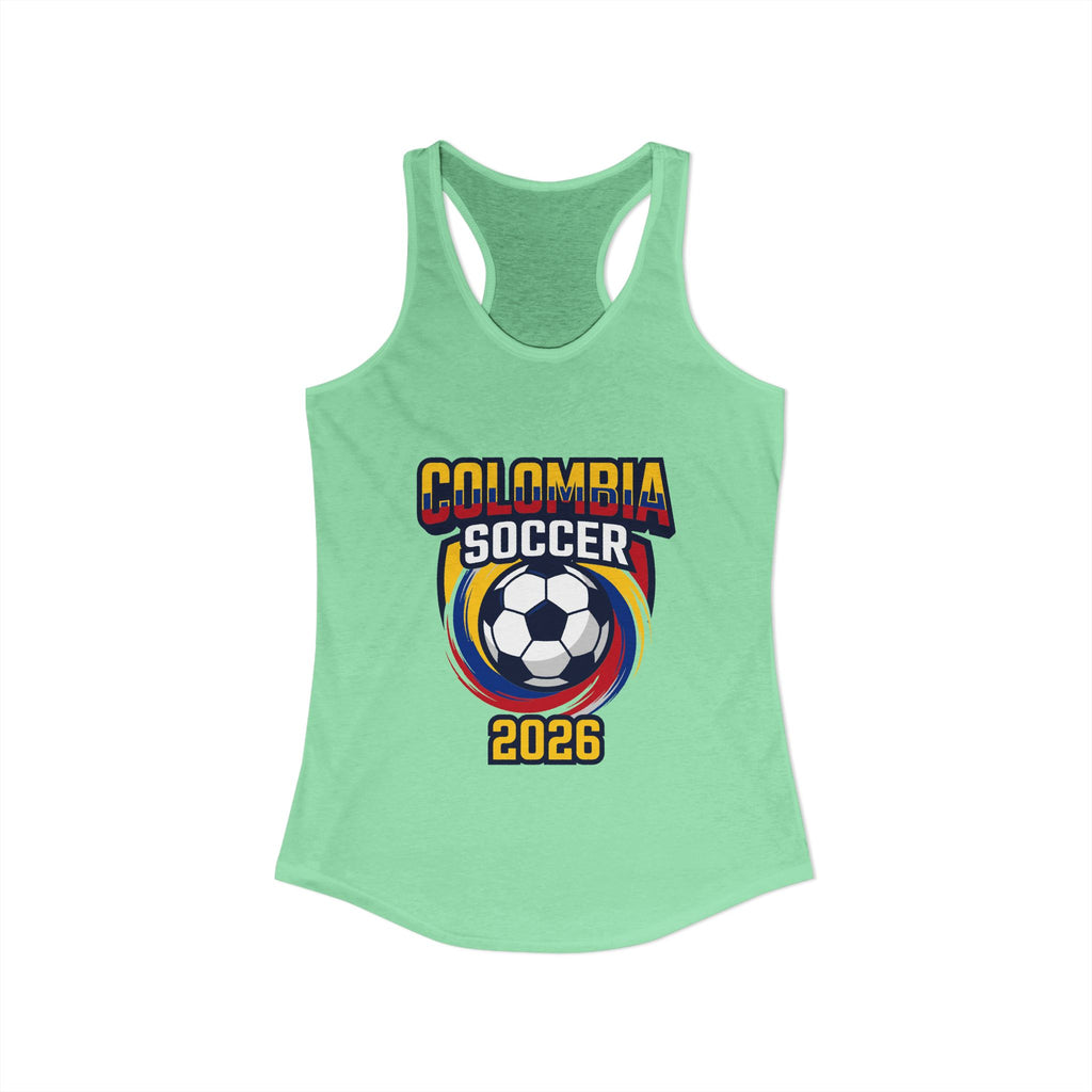 Colombia World Cup 2026 Racerback Tank | Colombia Soccer Tank Top, Mother's Day Sale