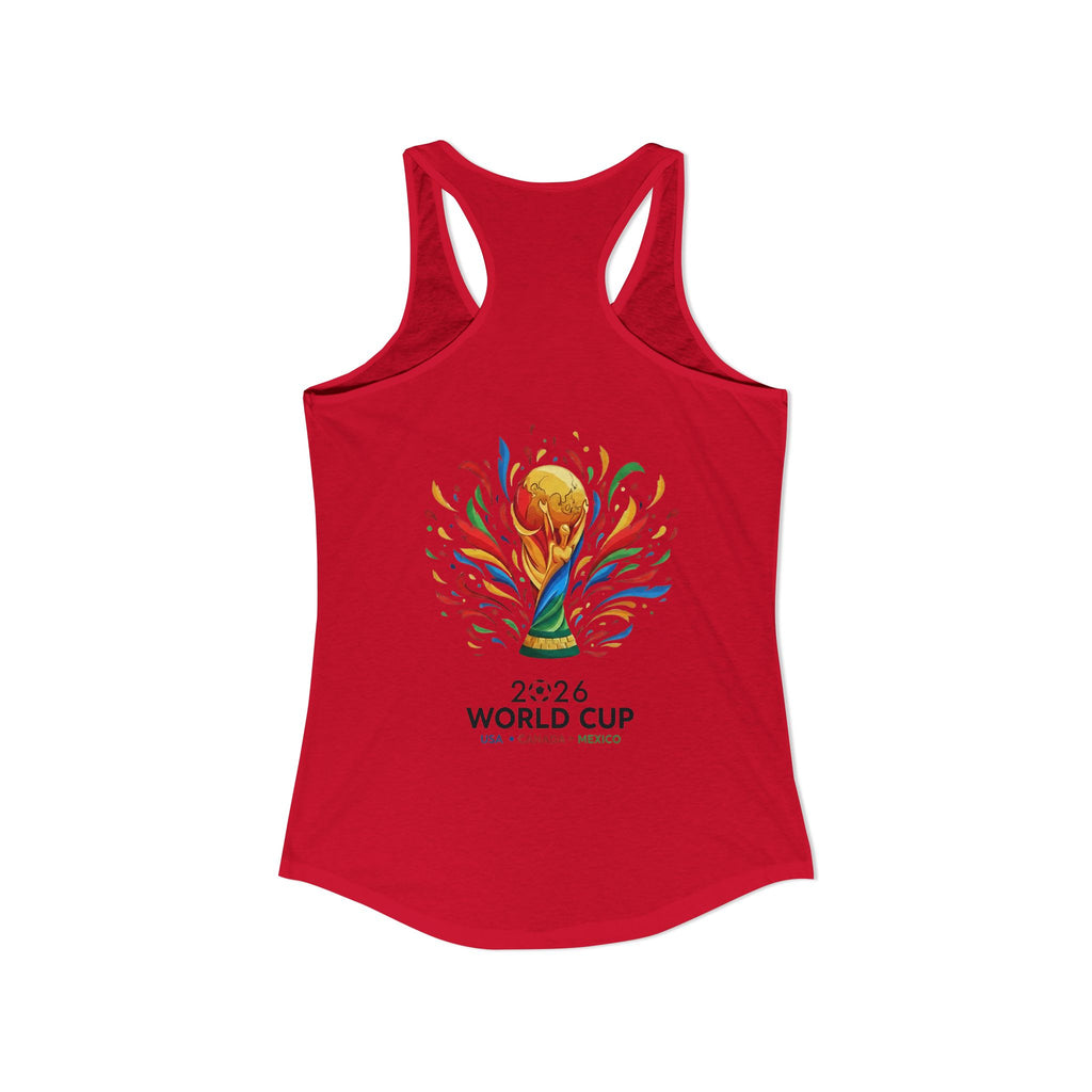 USA Women's Ideal Racerback Tank, Mother's Day Sale, World Cup 2026 Tank, Gift For Mom
