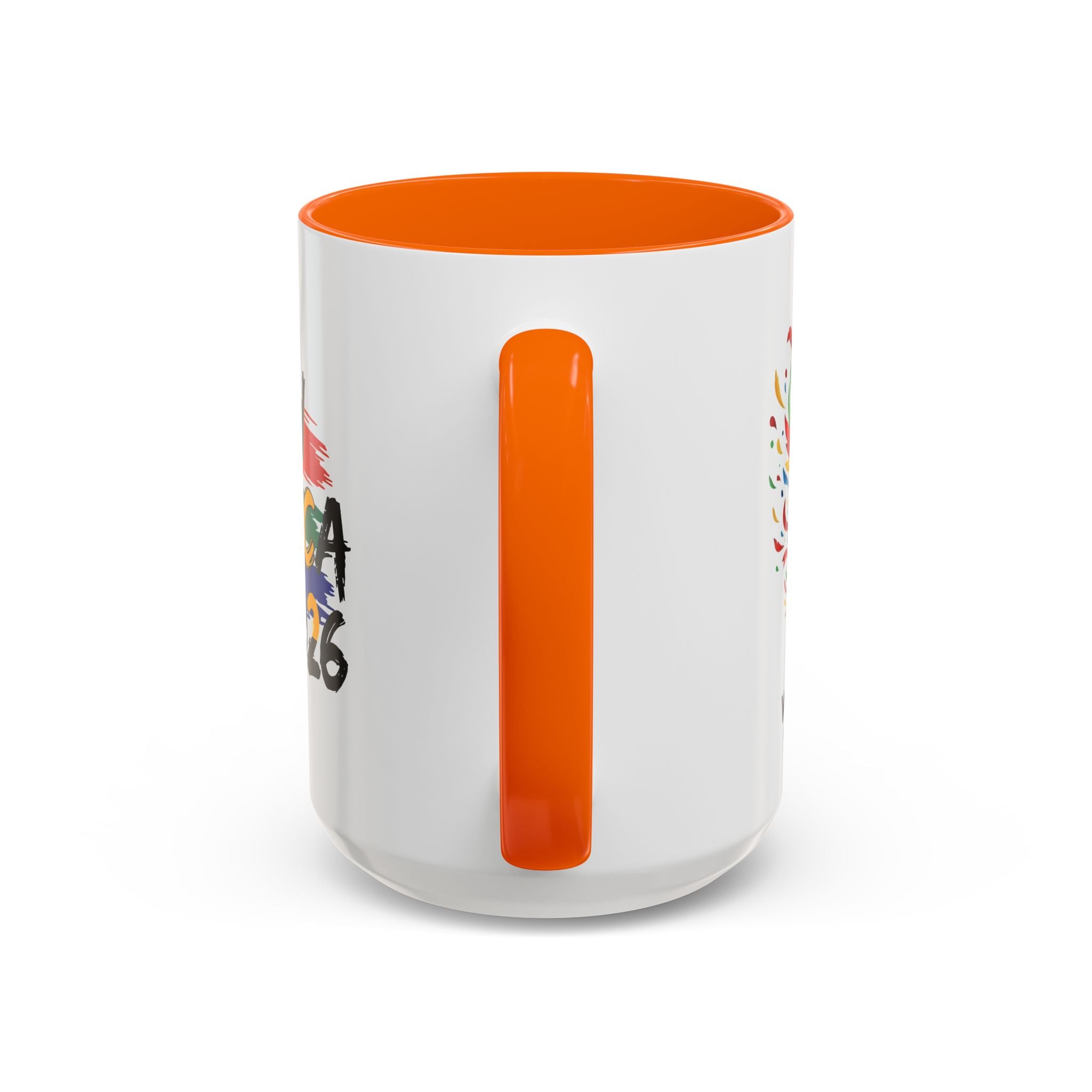 South Africa 2026 Soccer Flag Accent Coffee Mug | 11oz 15oz, Soccer World Cup 2026, Gift for Dad