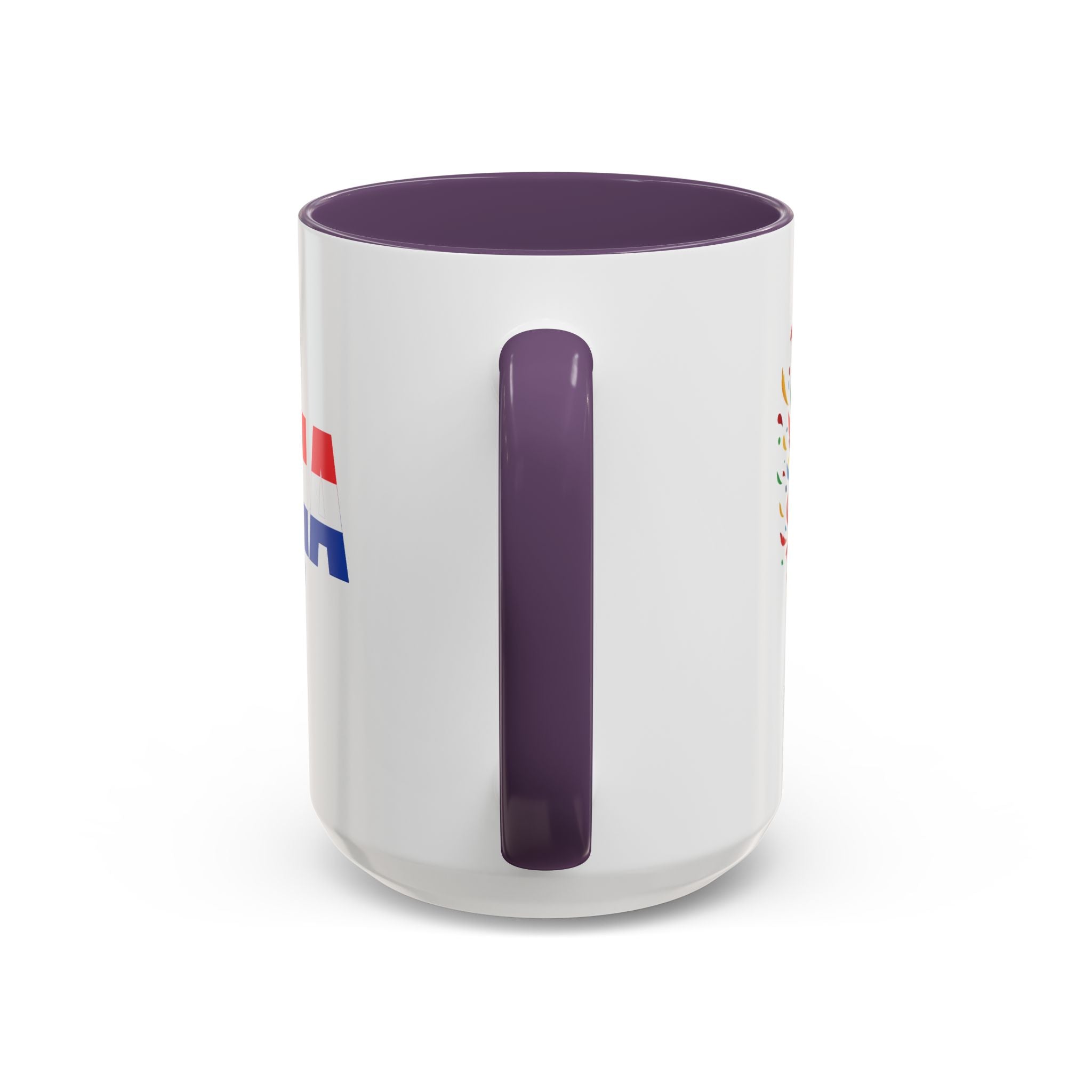 Croatia Flag Logo Accent Coffee Mug | Croatian Pride 11oz 15oz, World Cup 2026, Gifts for Dad