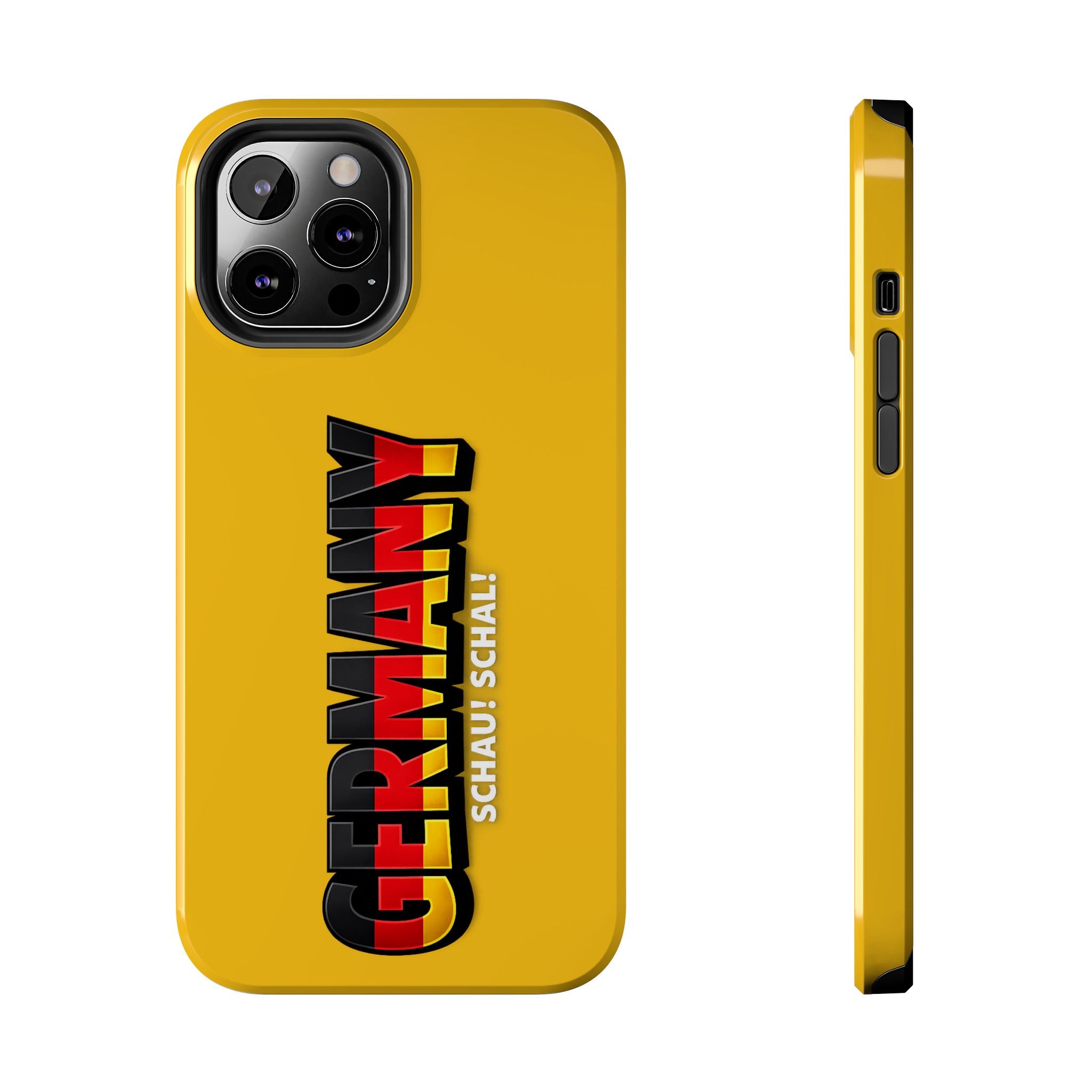 Germany Text Phone Case | Soccer Fan Phone Case, Protective, Glossy, World Cup 2026