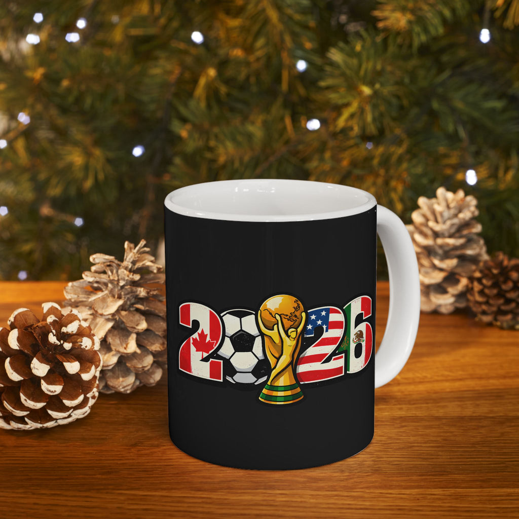 Canada World Cup 2026 Mug, Canada Flag, Ceramic Coffee Cup, Gift For Dad