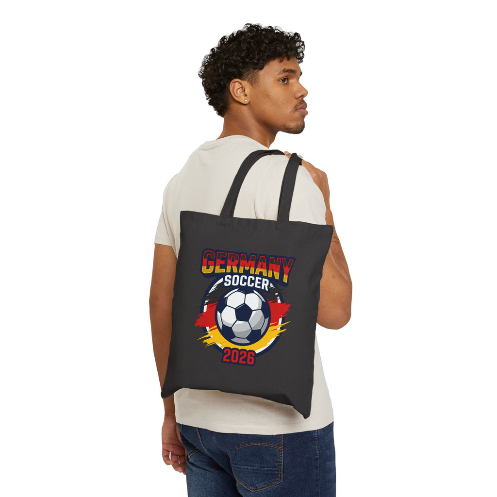 Germany Soccer 2026 Tote Bag, World Cup Flag Soccer Ball Design, Mother's Day Gift